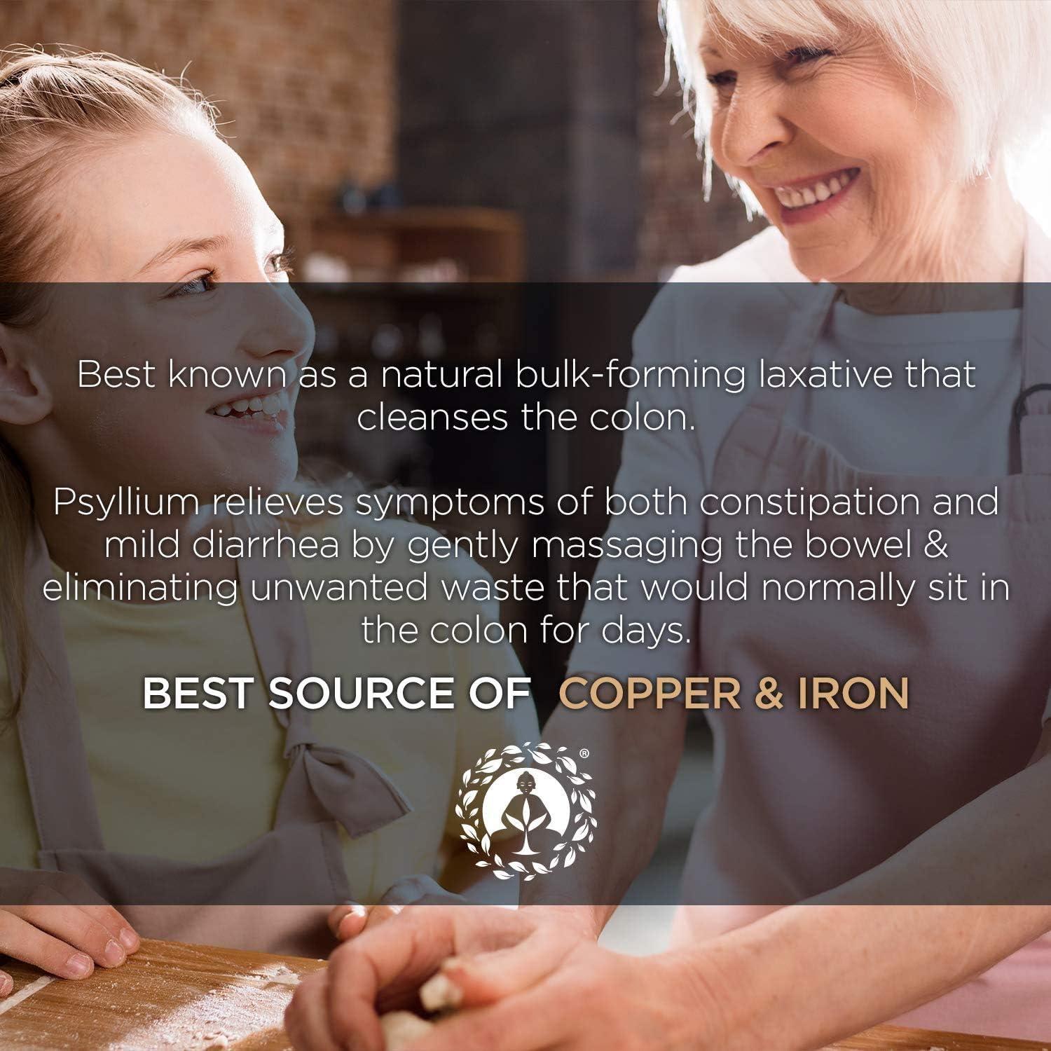 Polvo de Cáscara de Psyllium Orgánico Zen Spirit 226.8g - Suplemento de Fibra