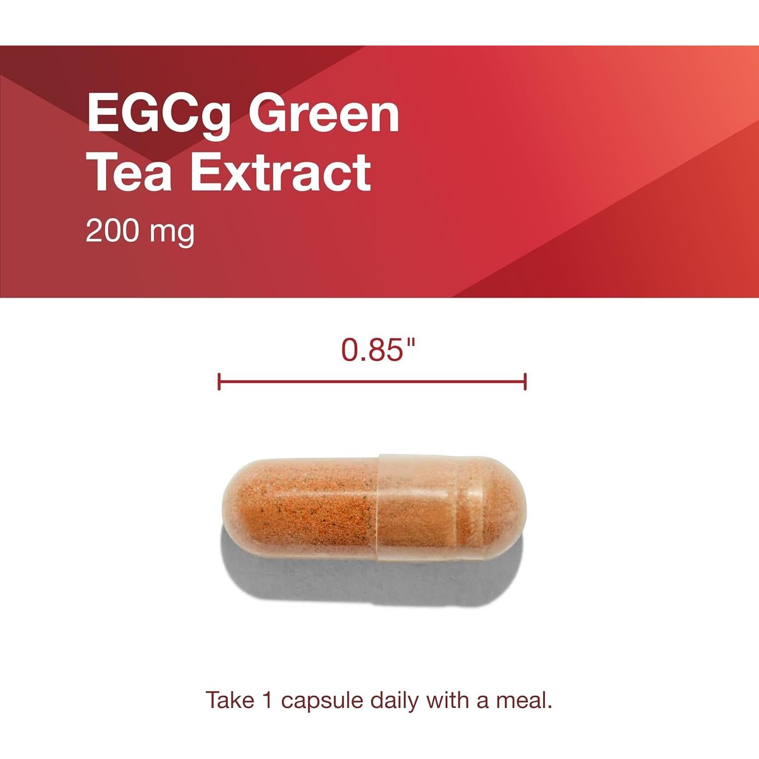 Extracto de Té Verde EGCg 200 mg - 90 Cápsulas Veganas