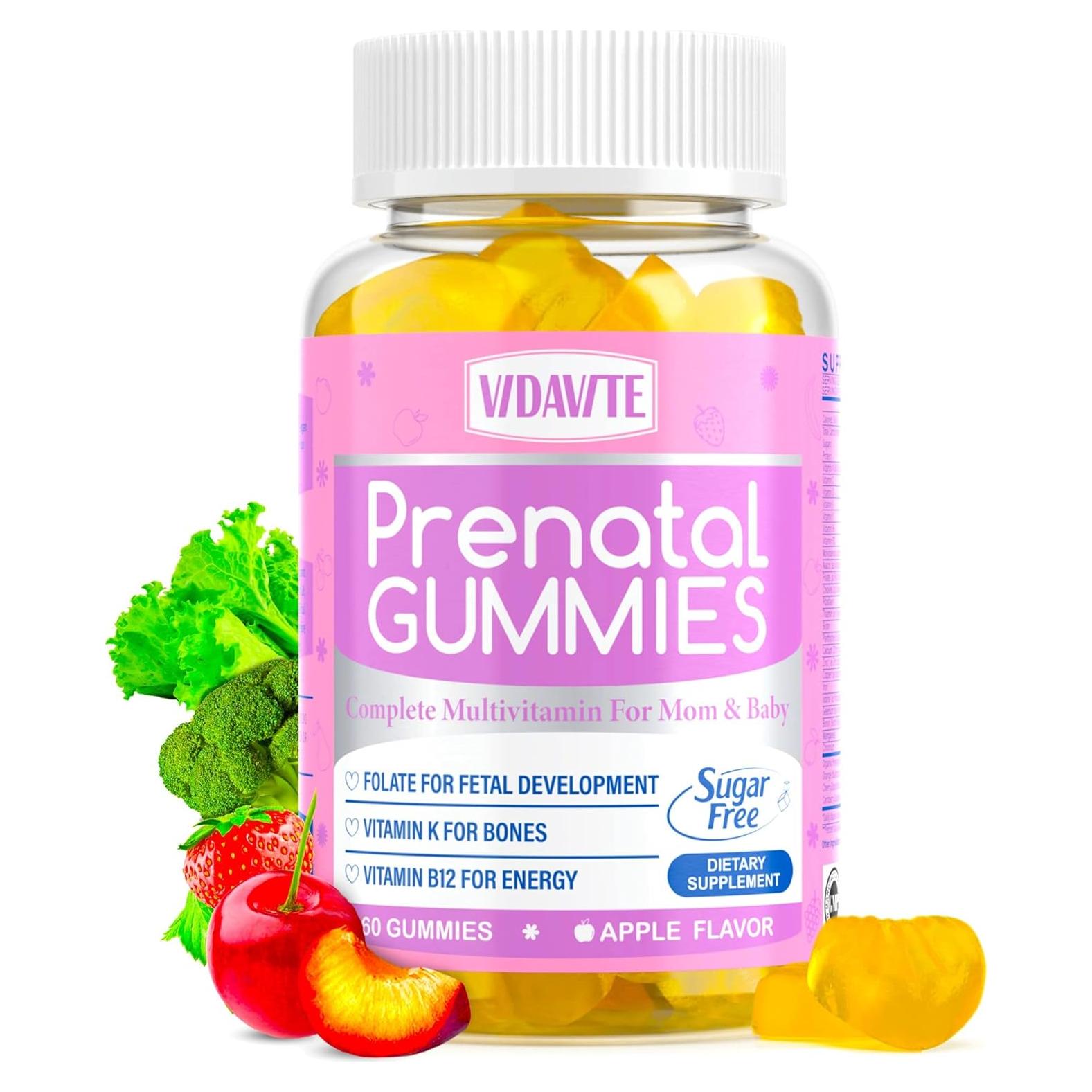 Gomitas Prenatales Sin Azúcar VIDAVITE 60 Unidades 1700mg