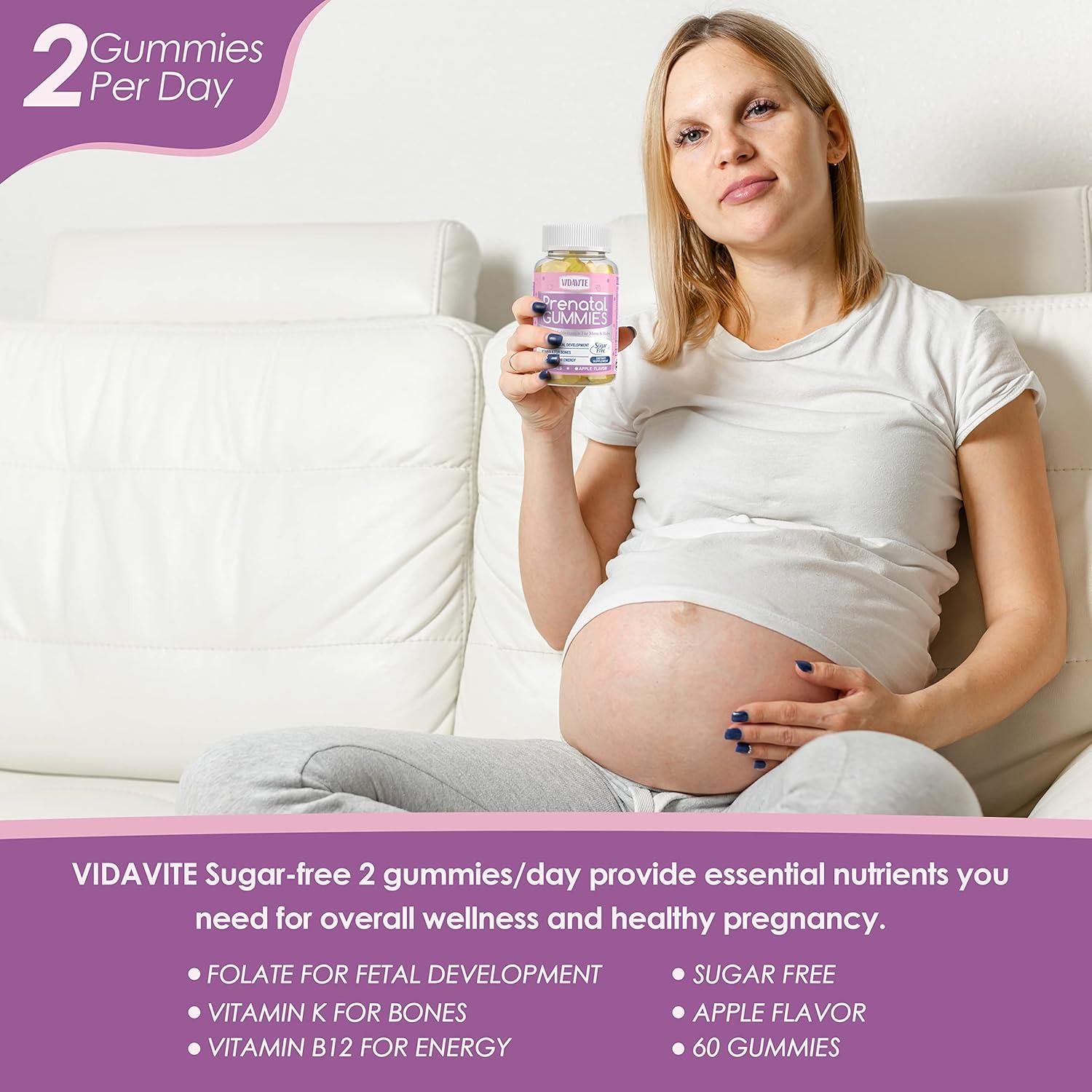 Gomitas Prenatales Sin Azúcar VIDAVITE 60 Unidades 1700mg