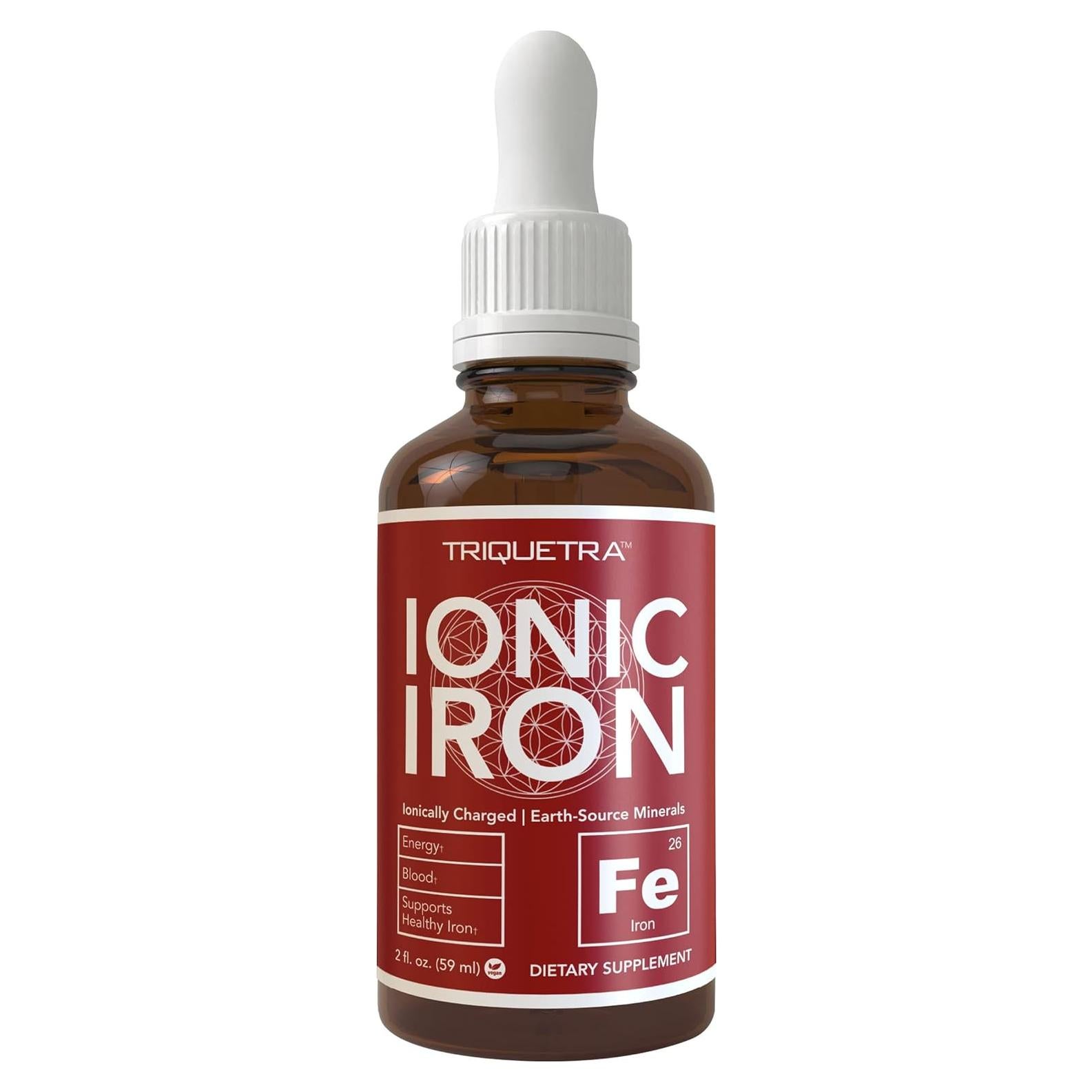 Suplemento de Hierro Líquido Iónico Triquetra Health 236 Porciones