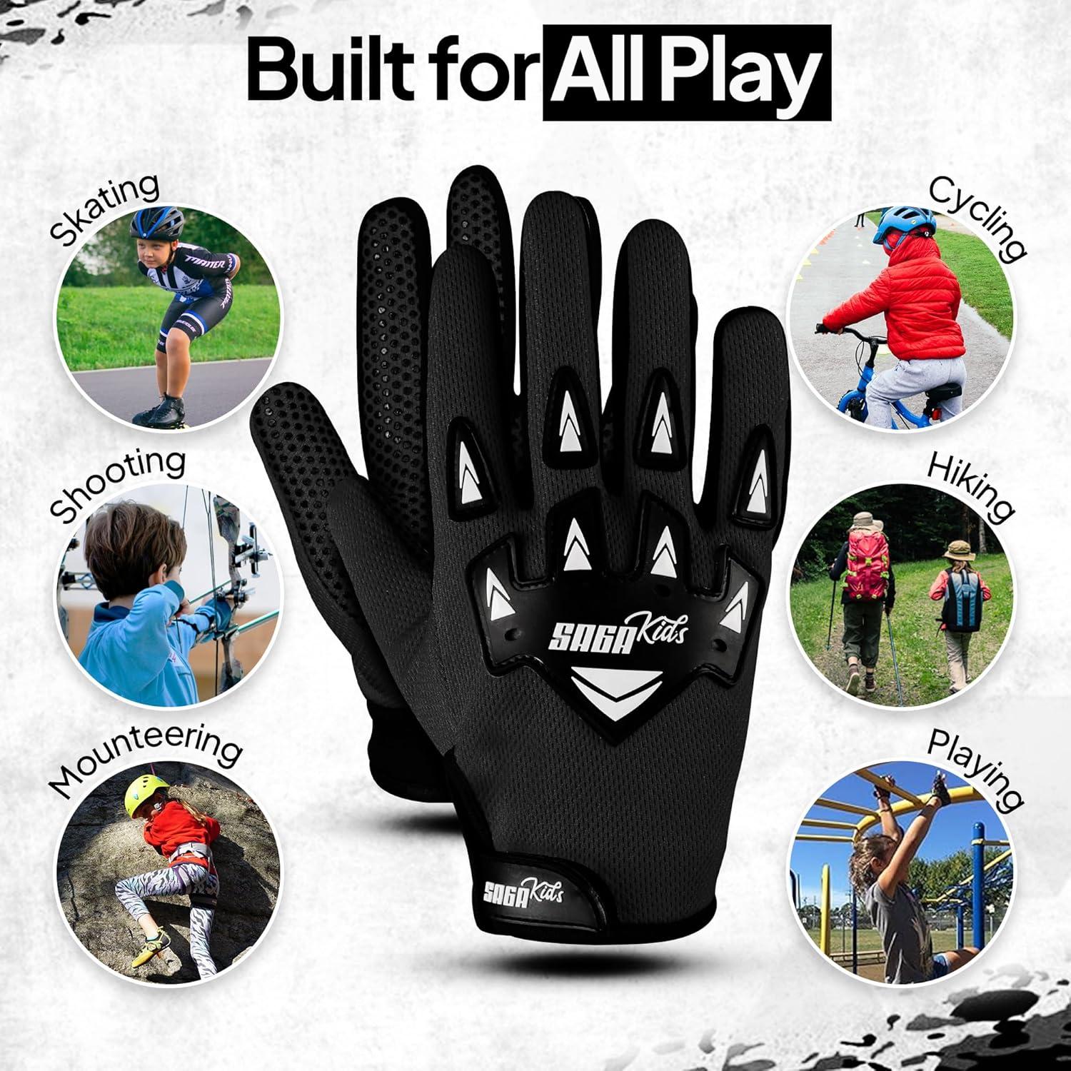 Guantes de Motocross SAGA SPORTS Kids-MBG para Niños