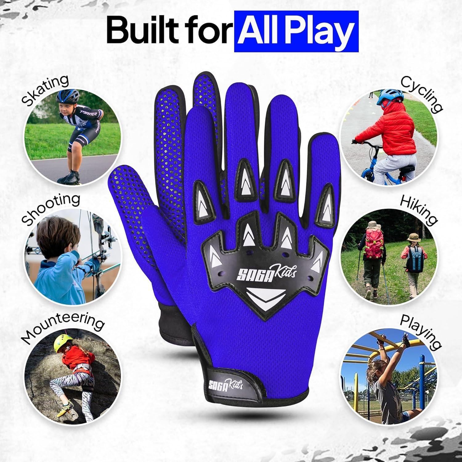 Guantes de Motocross SAGA SPORTS Kids-MBG para Niños