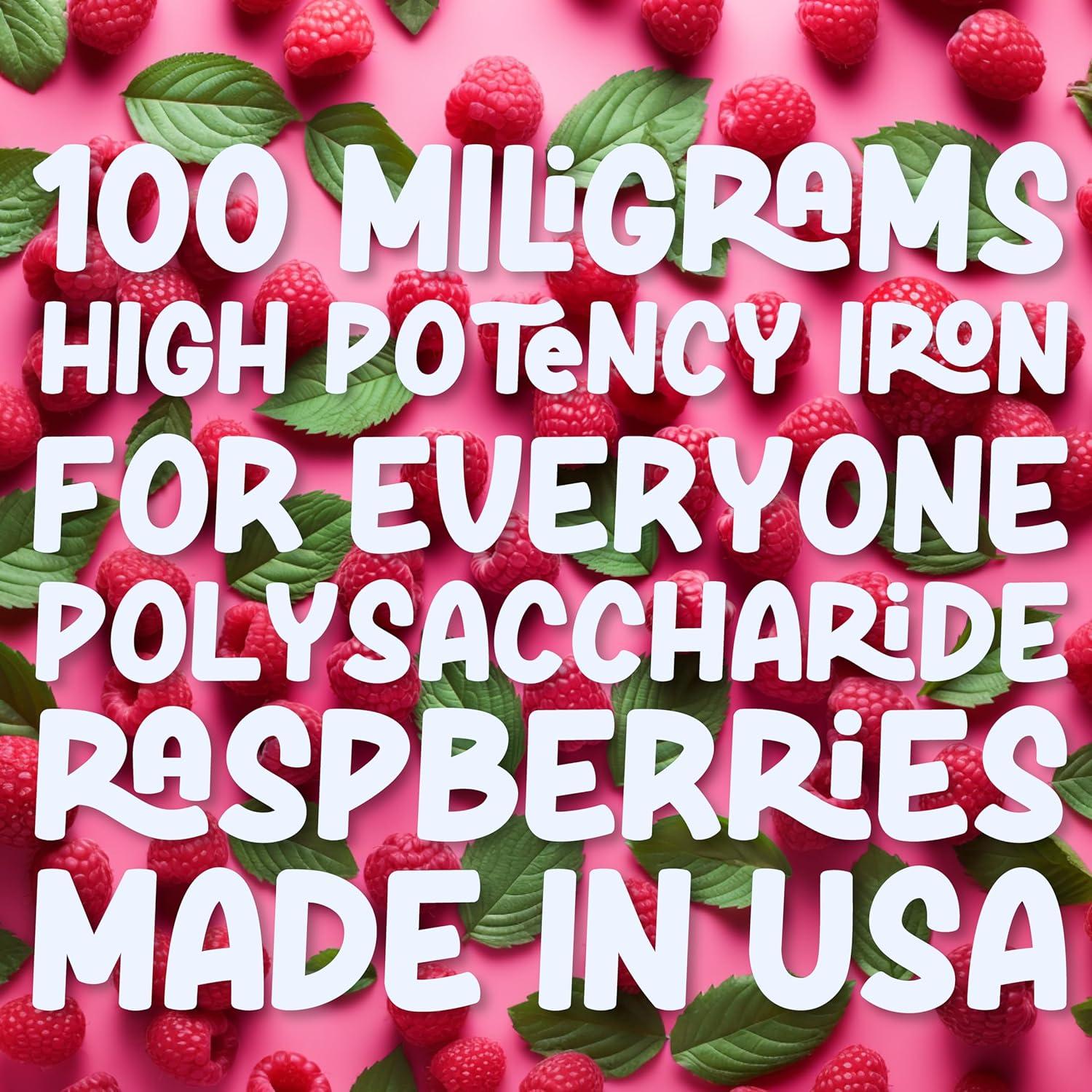 Suplemento de Hierro Líquido Llorens 100mg Frambuesa 170g