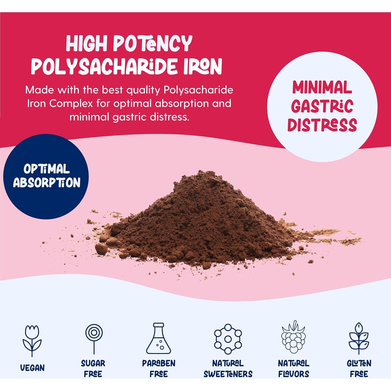 Suplemento de Hierro Líquido Llorens 100mg Frambuesa 170g