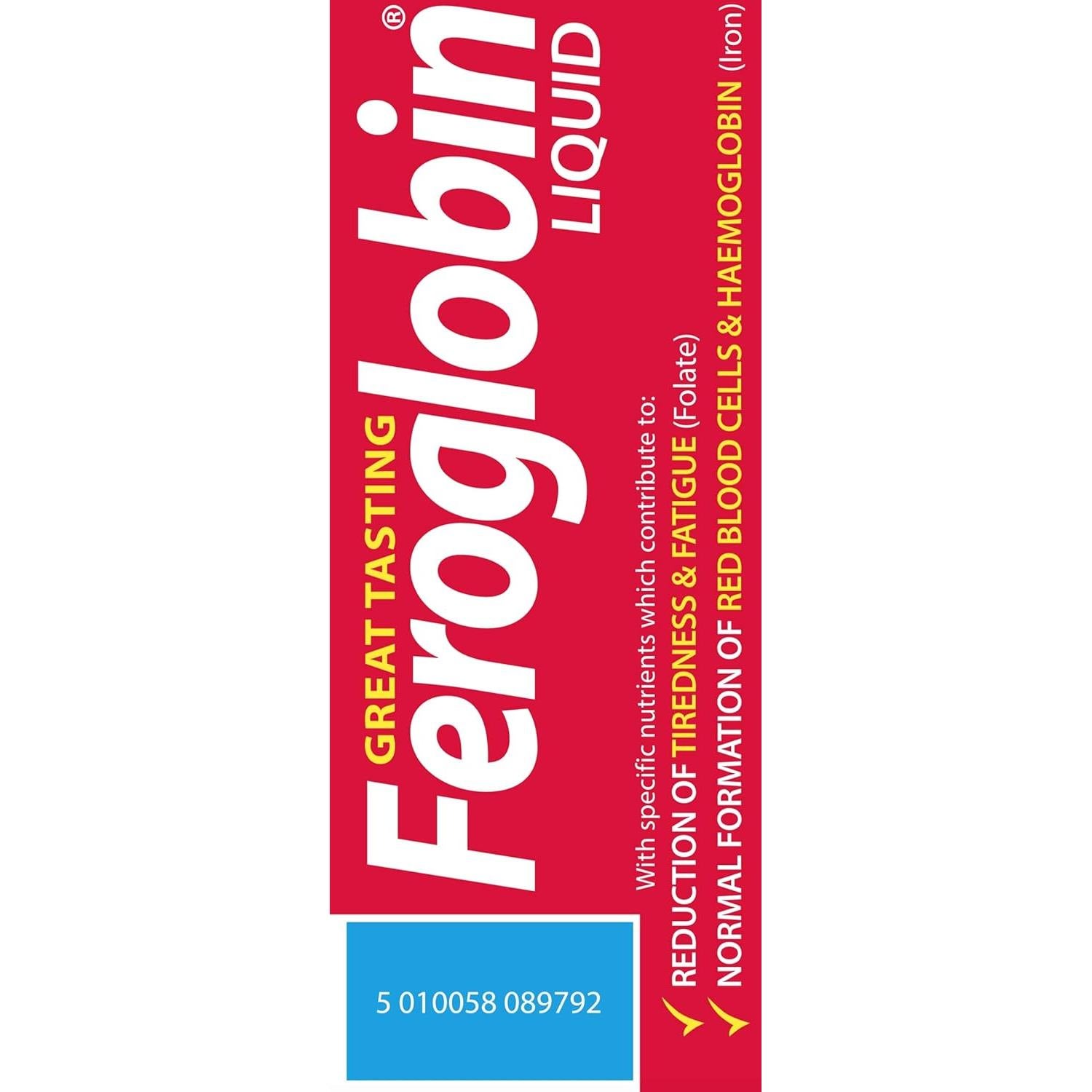 Feroglobin Líquido de Hierro 250ml - Suplemento Vitalidad