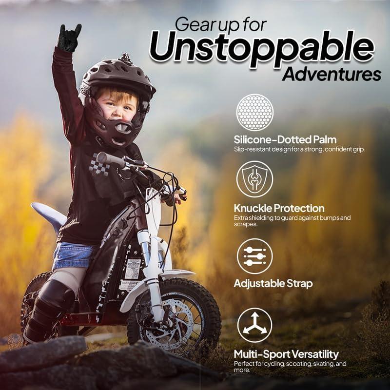 Guantes de Motocross SAGA SPORTS Kids-MBG para Niños