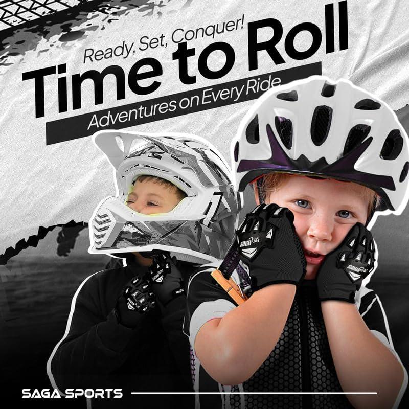 Guantes de Motocross SAGA SPORTS Kids-MBG para Niños