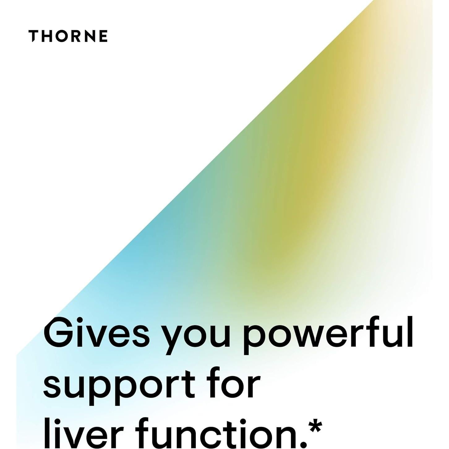 THORNE Limpieza Hepática 60 Cápsulas - Soporte Desintoxicación