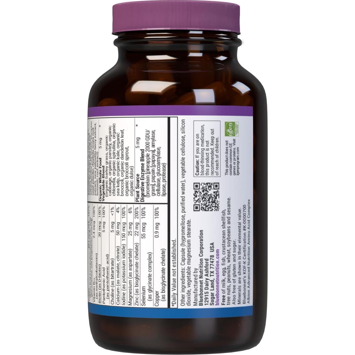 Multivitamínico Bluebonnet One para Hombres 60 Cápsulas