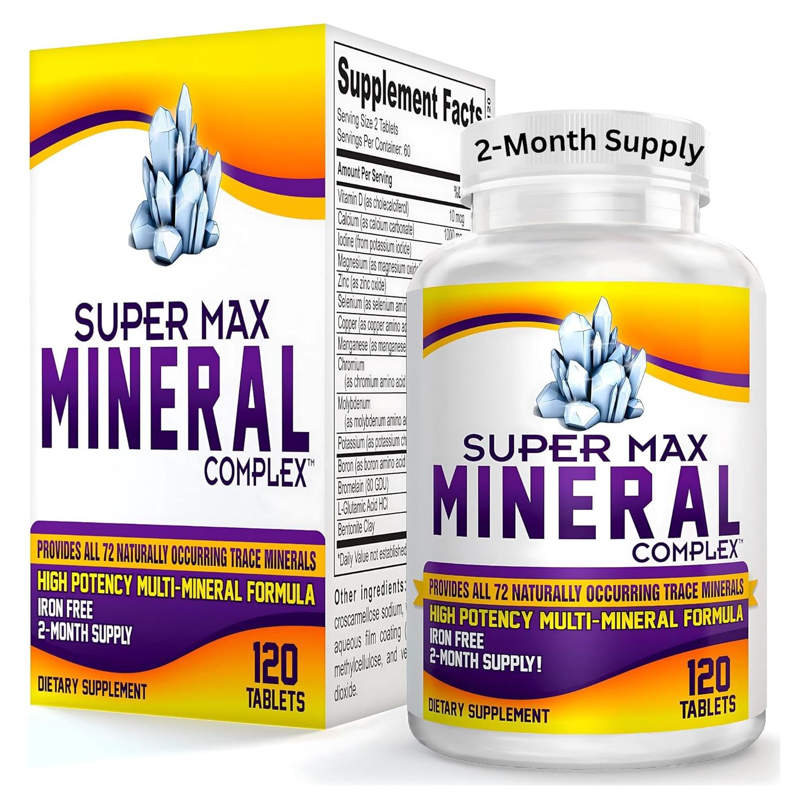 Suplemento Multimineral Sin Hierro Elevate 120 Tabletas