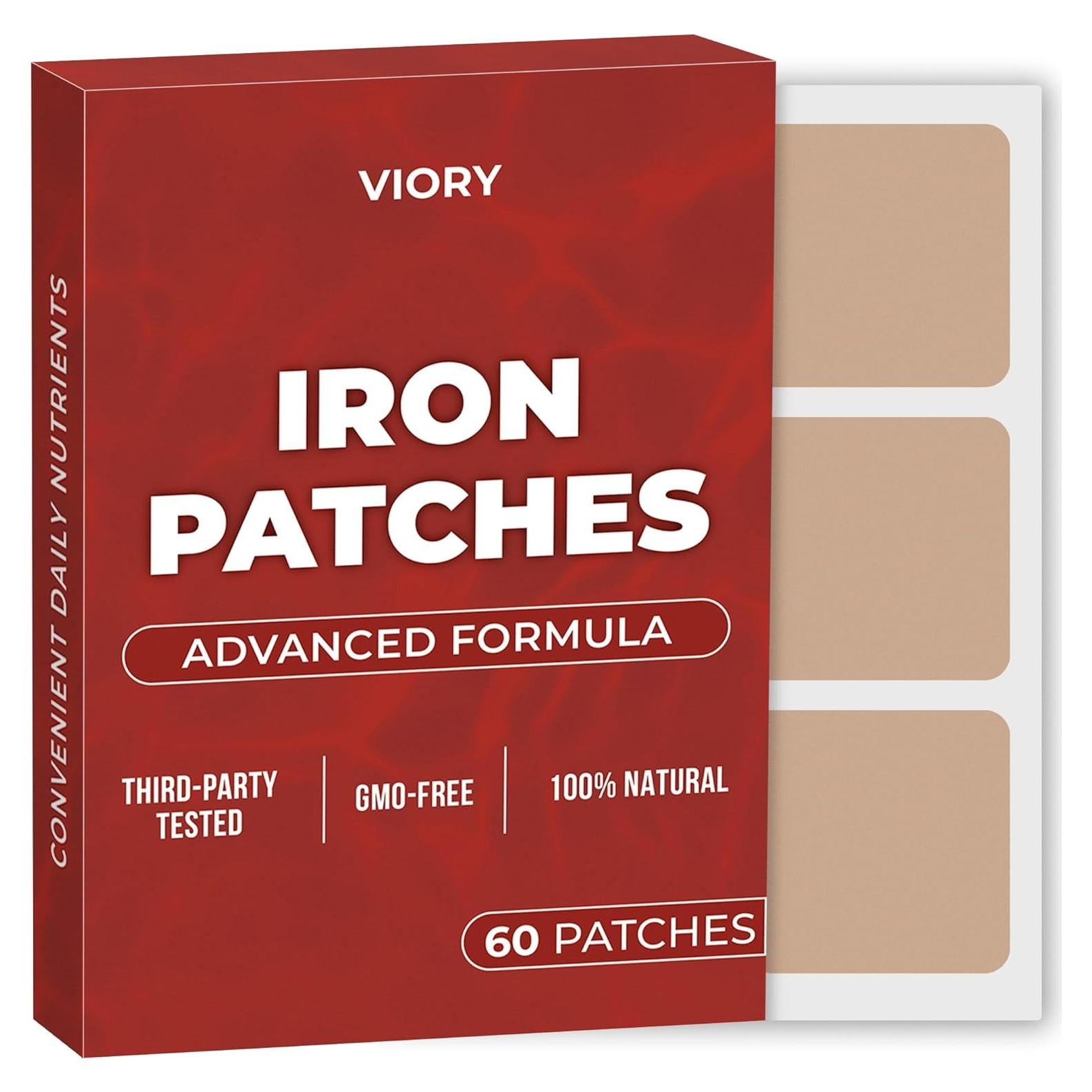 Parche de Hierro VIORY - 60 Piezas - Natural y Efectivo
