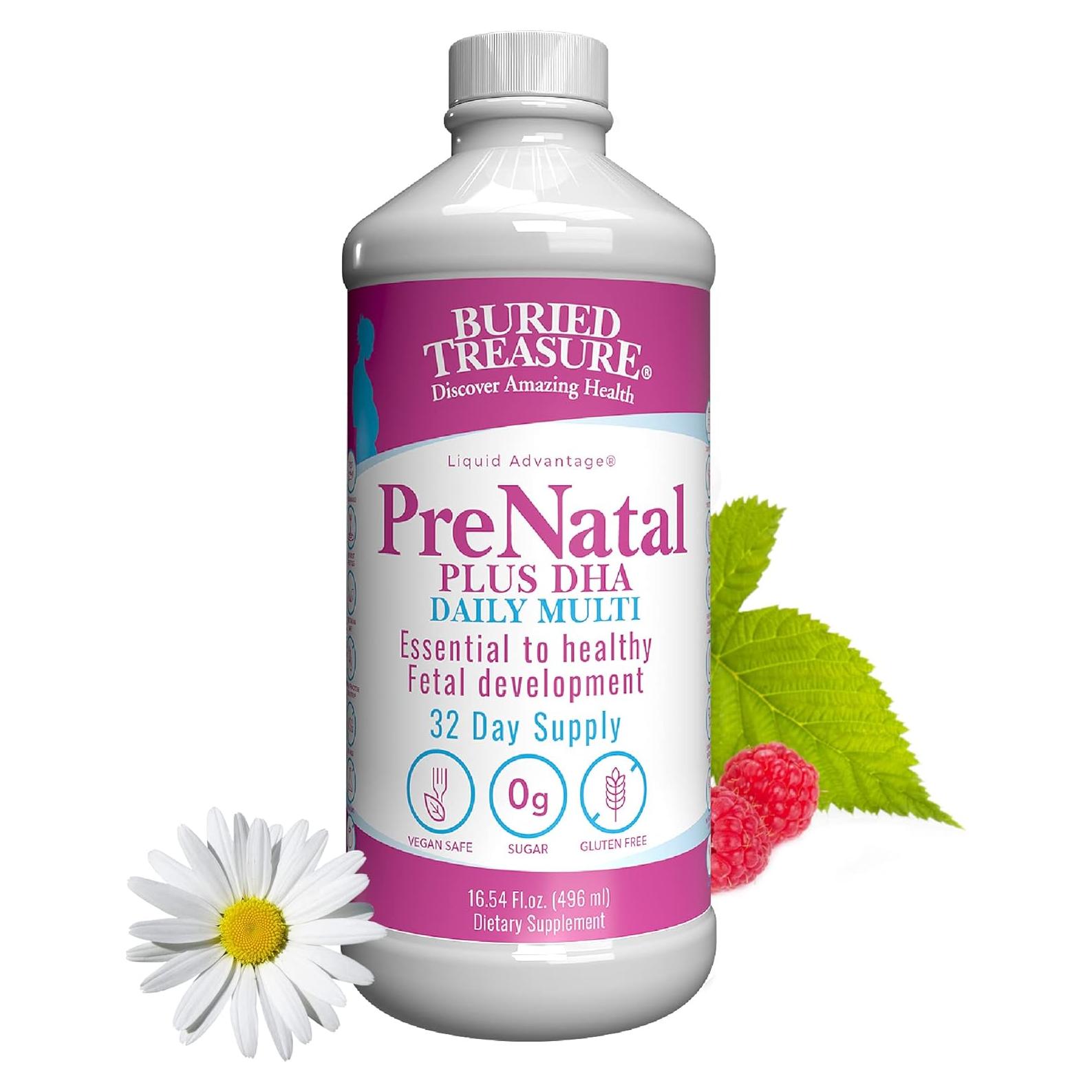 Suplemento Prenatal Plus DHA Tesoro Enterrado 473 ml