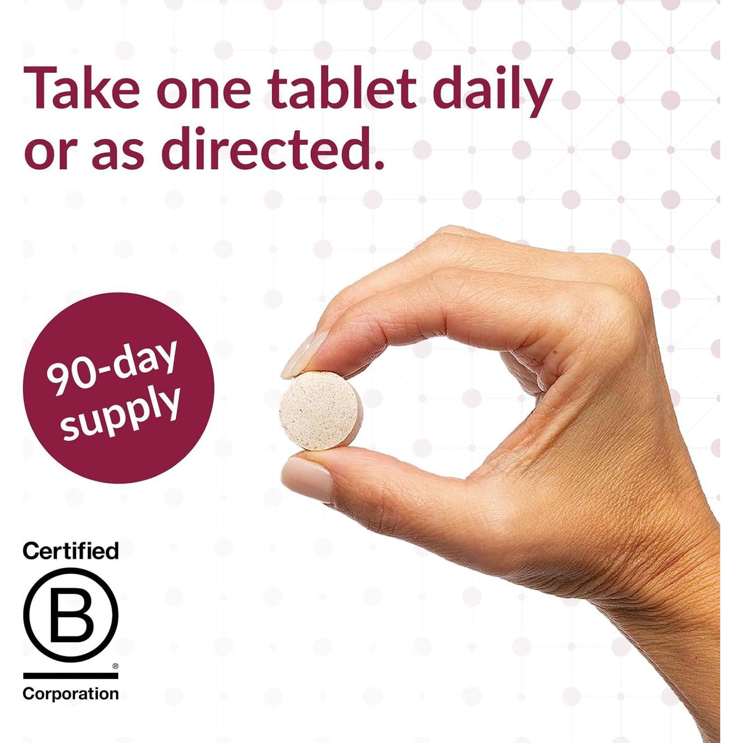 Suplemento de Hierro Masticable Ventaja Bariátrica 29 mg con Vitamina C - 90 Tabletas