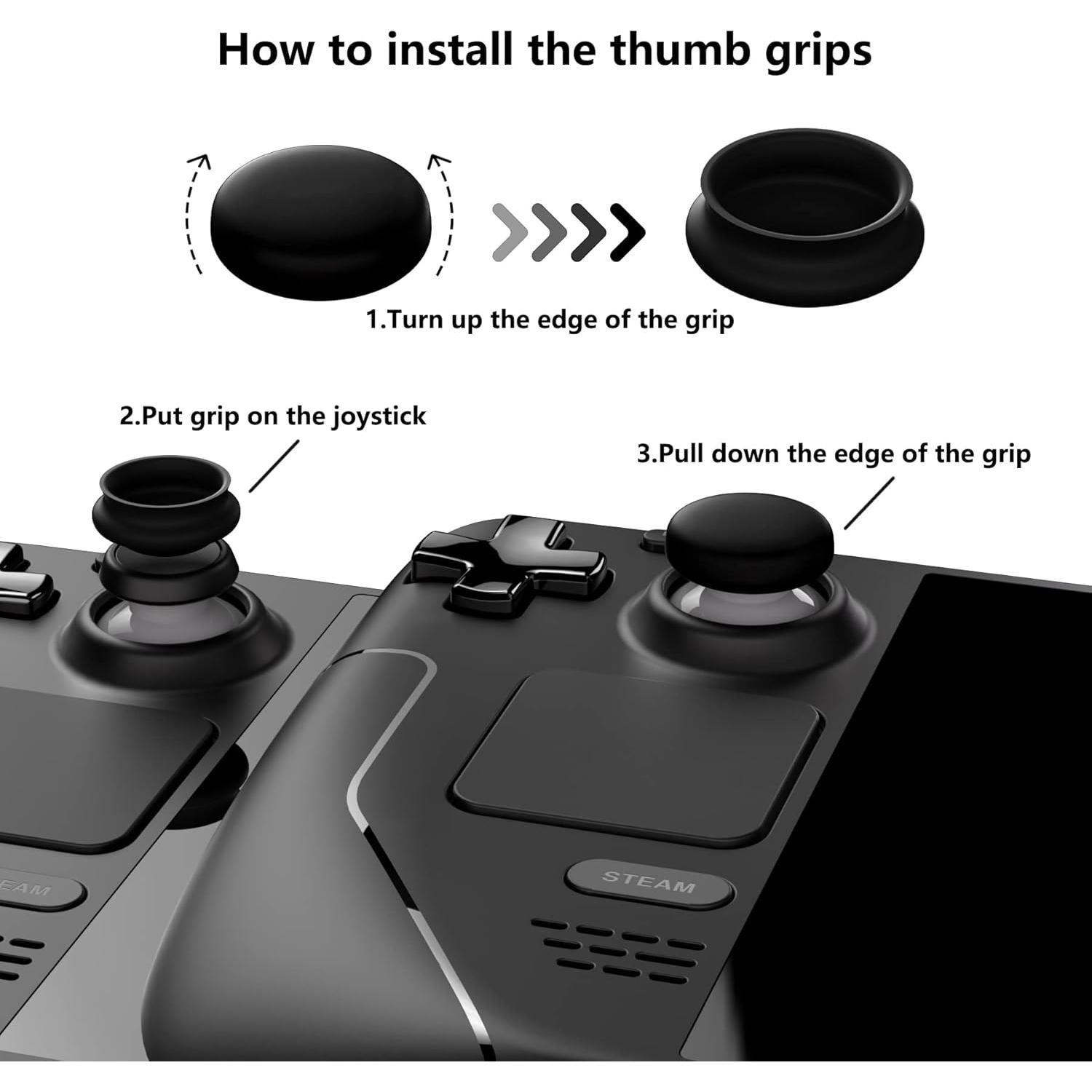 Tapas de Agarre para Pulgares PlayVital Gatito Bonito