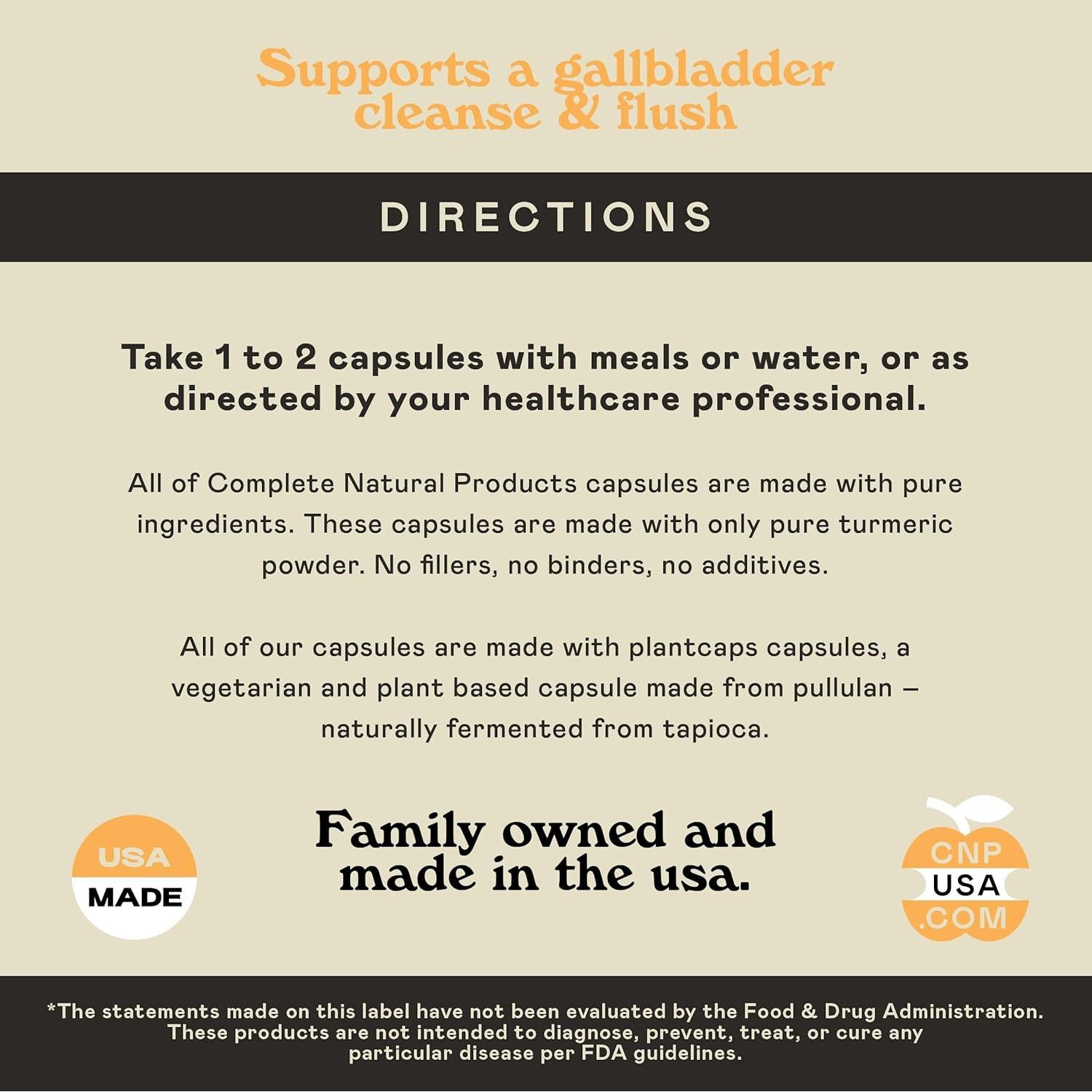 Cápsulas de Cúrcuma Orgánica 600mg - Suplemento Natural 100 Unidades