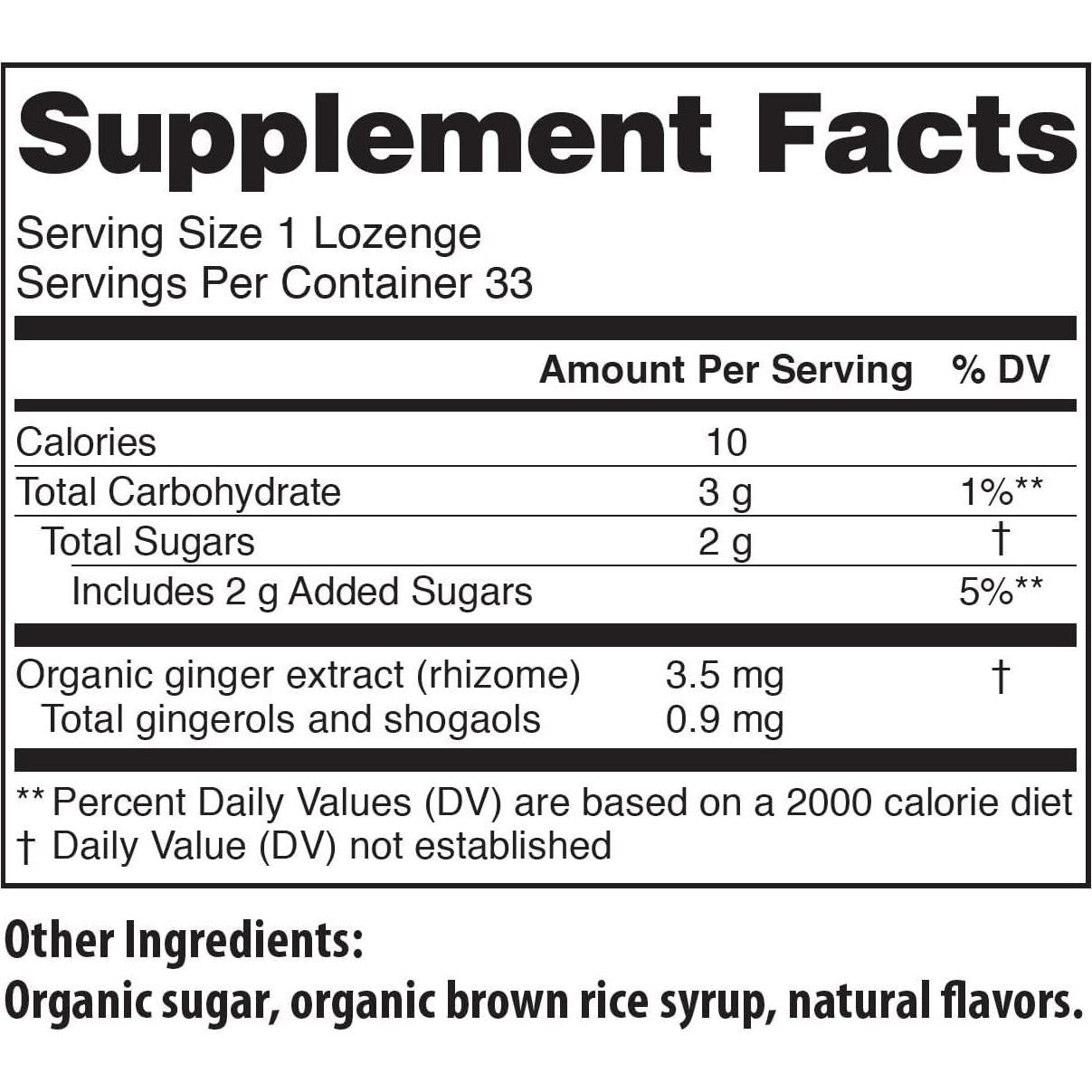Gotas de Jengibre Orgánico USDA - 33 Gotas Individuales