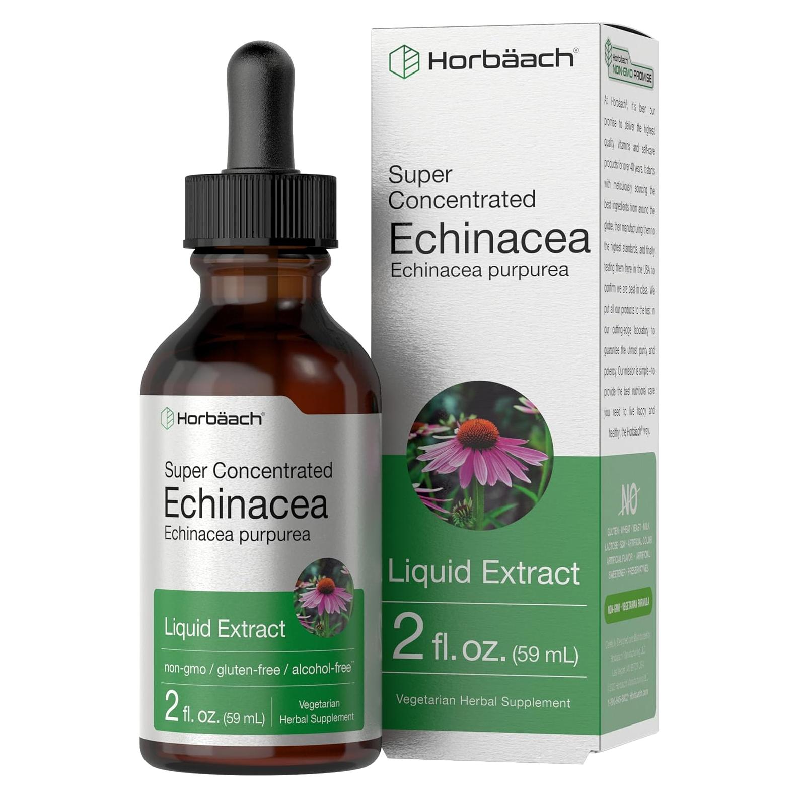 Extracto Líquido de Echinacea Horbäach 60 ml Sin Alcohol