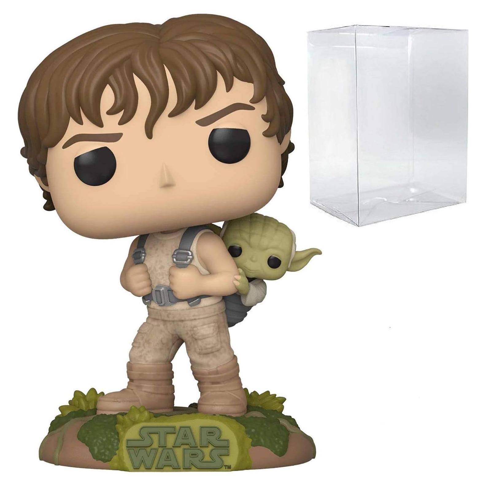 Figura Funko Pop! Star Wars Luke Skywalker con Yoda 9.5 cm