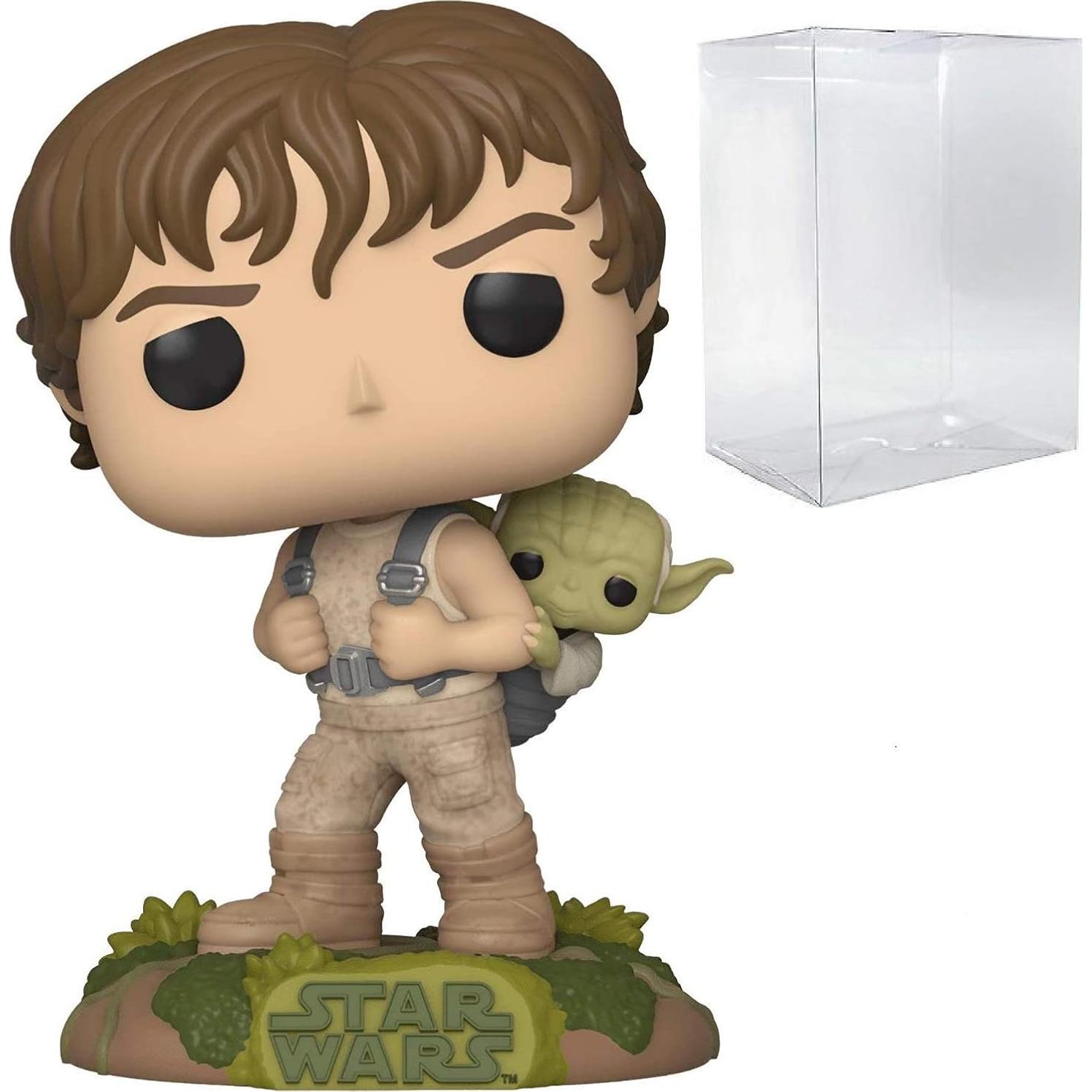 Figura Funko Pop! Star Wars Luke Skywalker con Yoda 9.5 cm