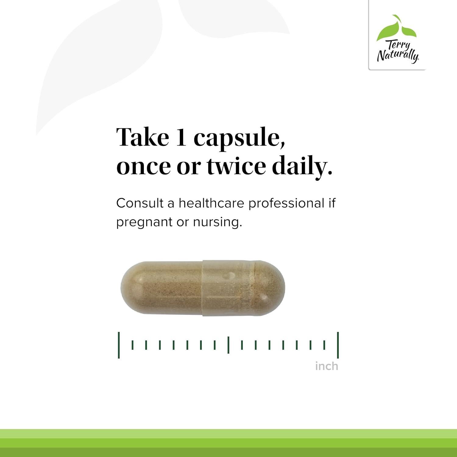 Suplemento Herbal Terry Naturally Ashwagandha EP35 - 60 Cápsulas