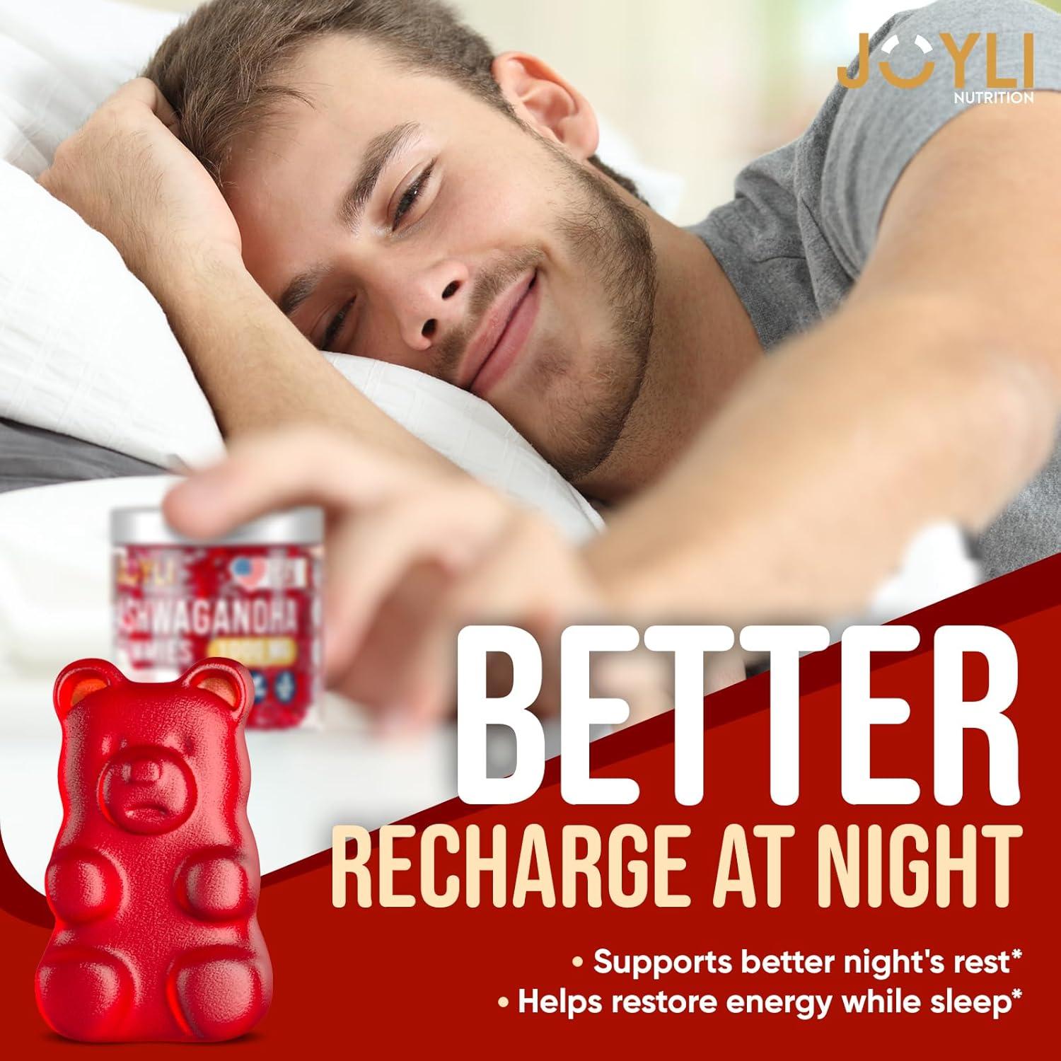 Gomitas de Ashwagandha JOYLI 60 Masticables Veganos Sin Azúcar