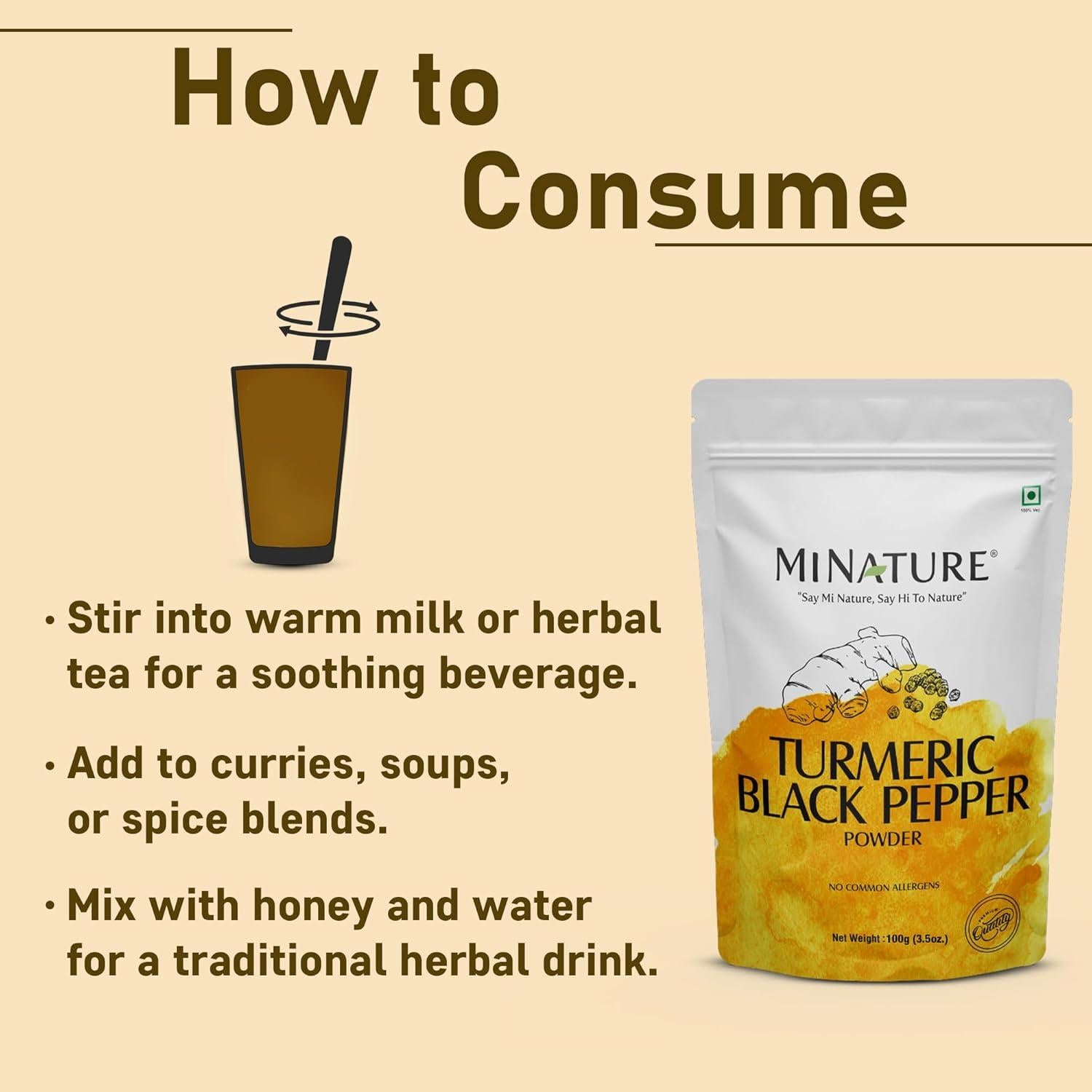 Polvo de Pimienta Negra y Cúrcuma Marudhar 227g Vegano