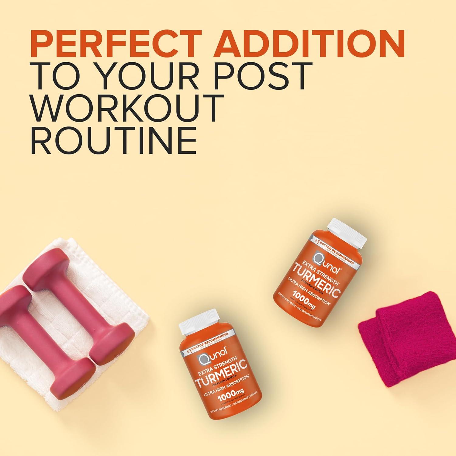 Suplemento de Cúrcuma Qunol Curcumina 1000mg 150 Cápsulas