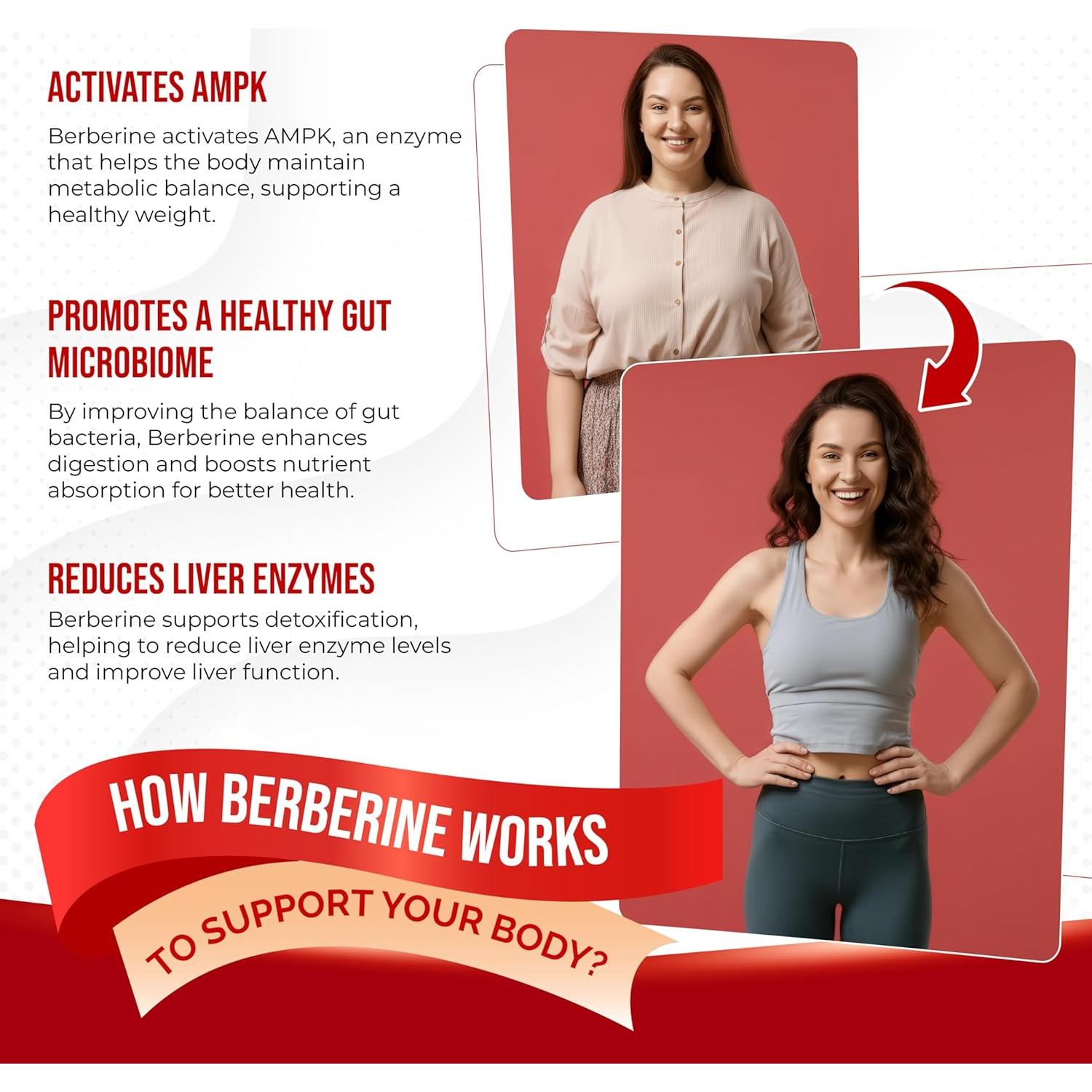 Suplemento de Berberina AUMETO 150 Cápsulas con Canela y Cúrcuma