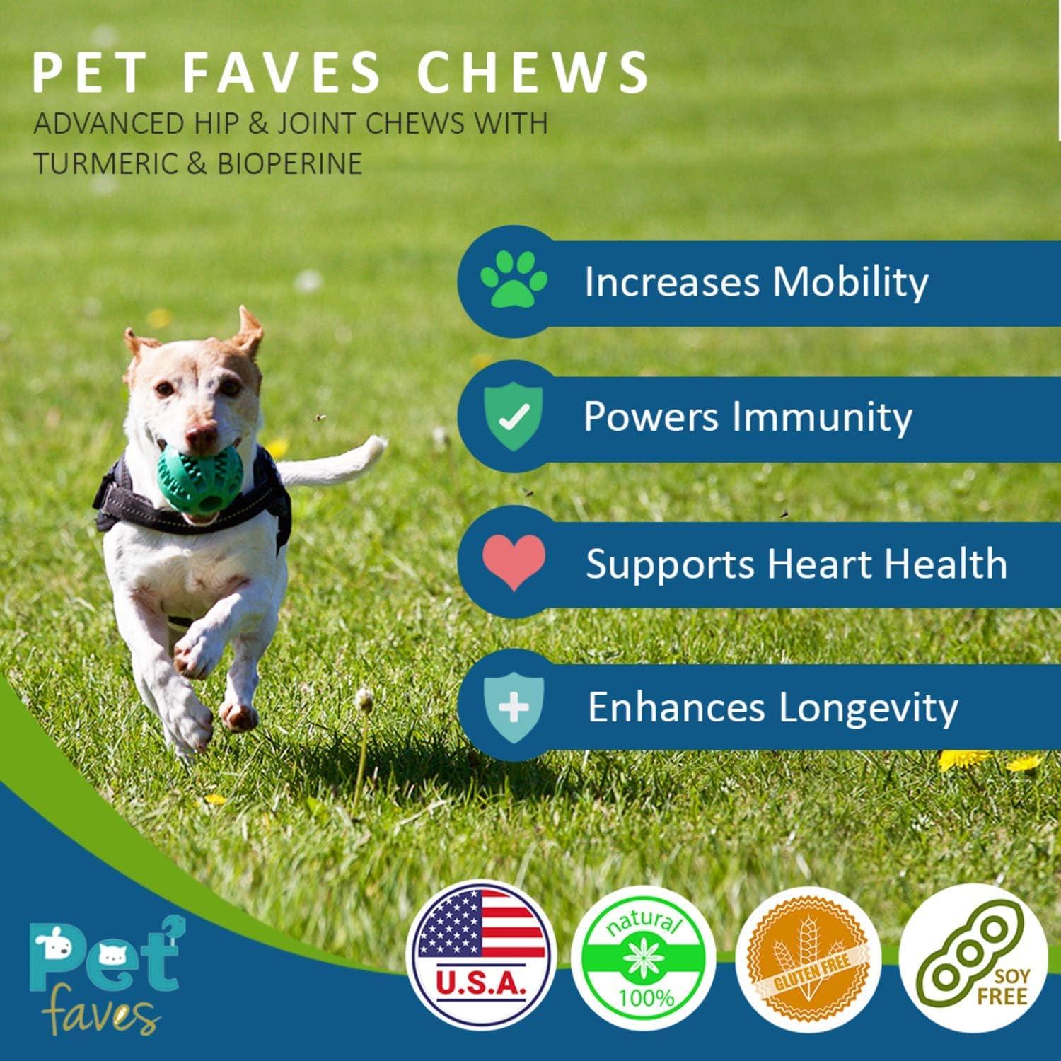 Suplemento Articulaciones Perros Pet Faves - 90 Masticables