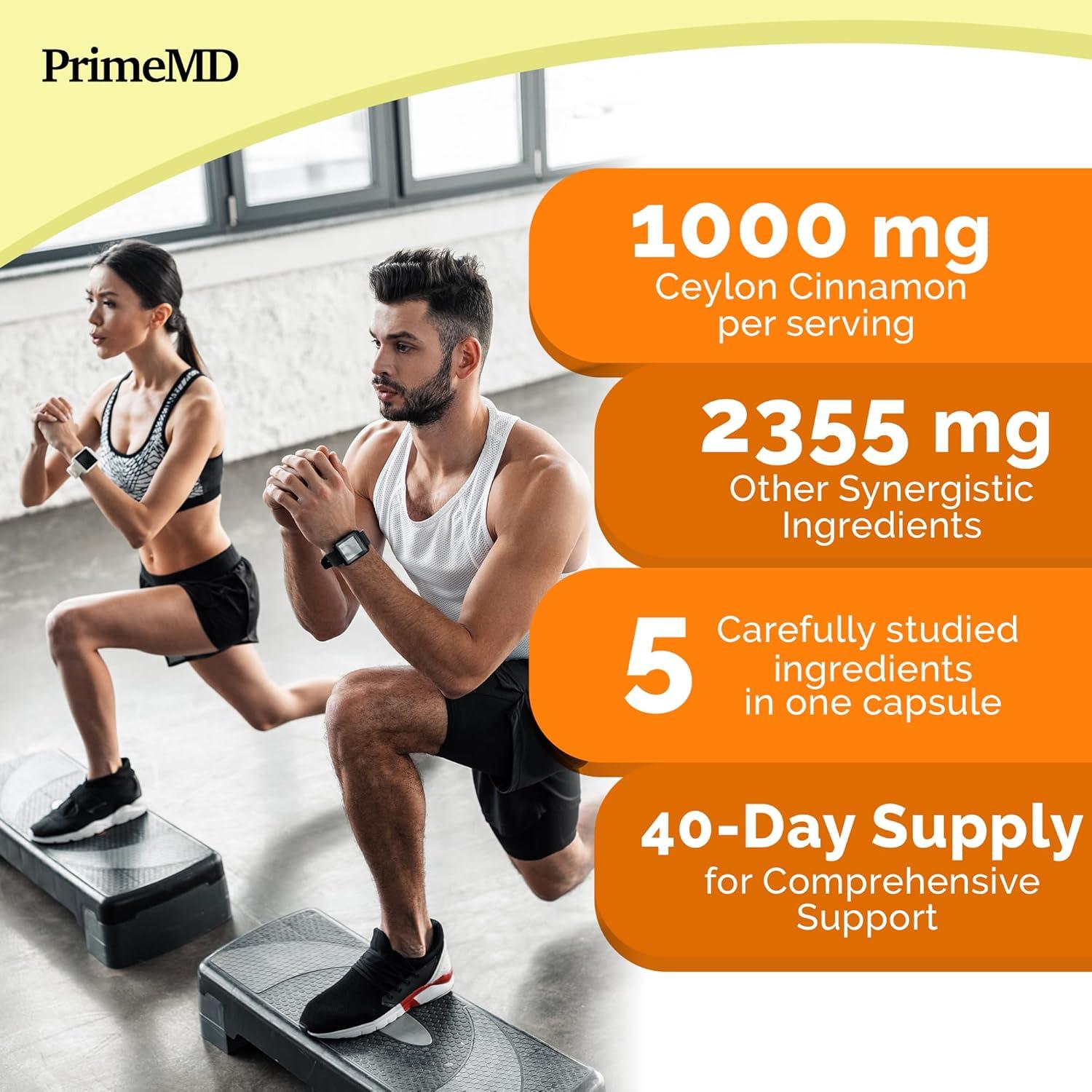 Cápsulas de Canela de Ceilán PrimeMD 2355mg 120 ct