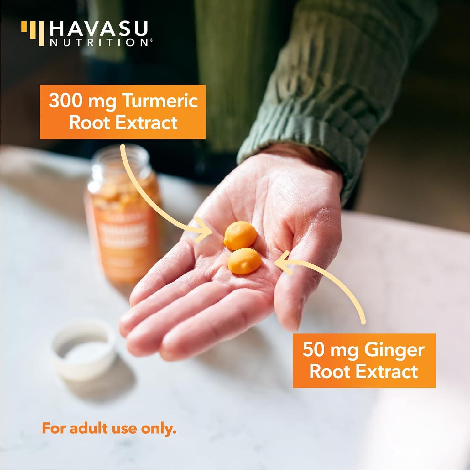 Gomitas de Cúrcuma y Jengibre Havasu - 120 Unidades Veganas