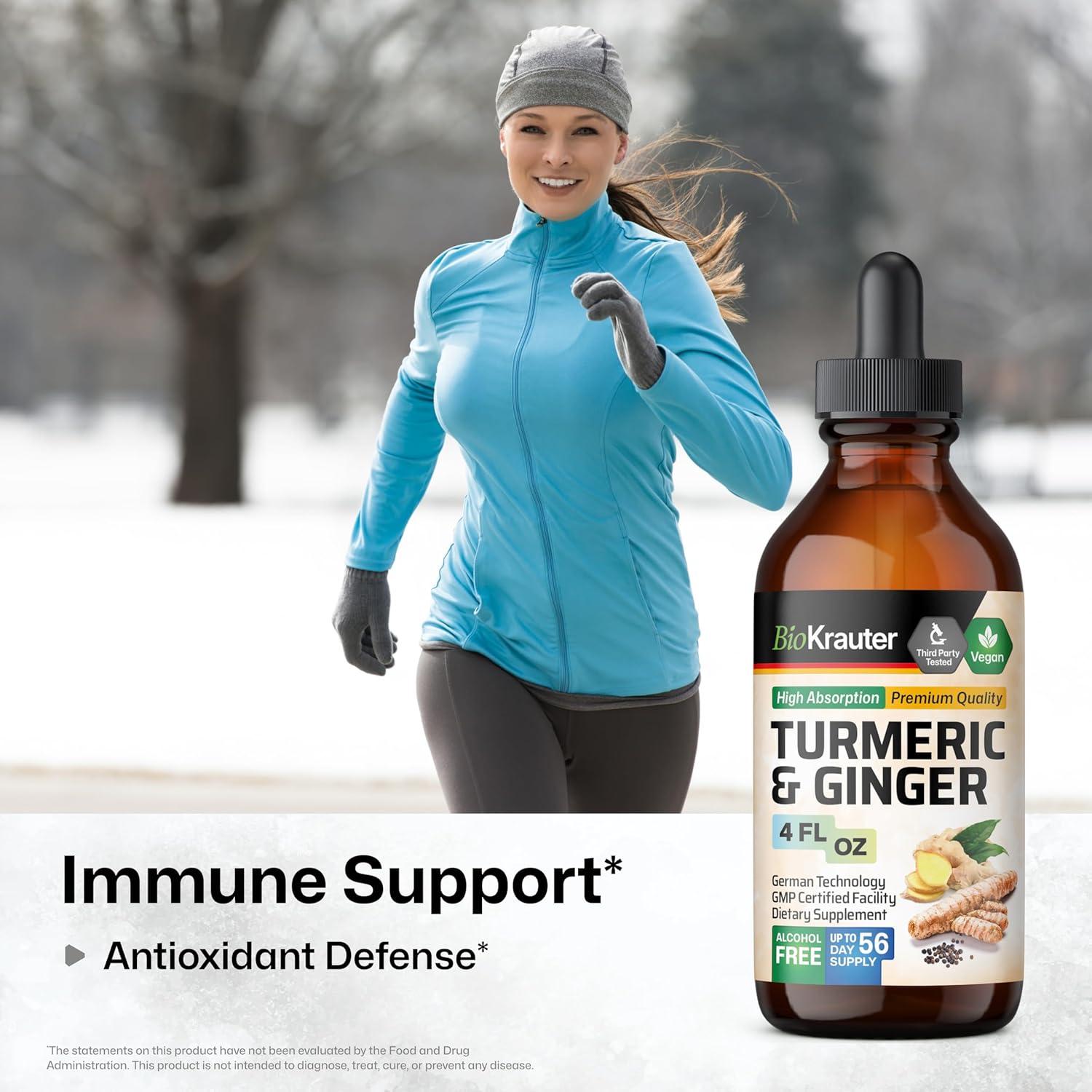 Suplemento de Cúrcuma y Jengibre BIO KRAUTER 118 ml Vegano