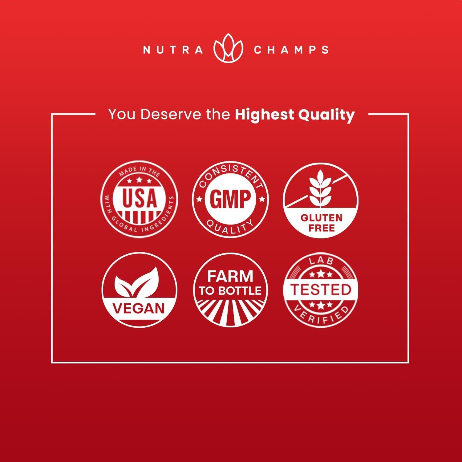 Cápsulas de Ginseng Rojo Panax NutraChamps 120 Unidades