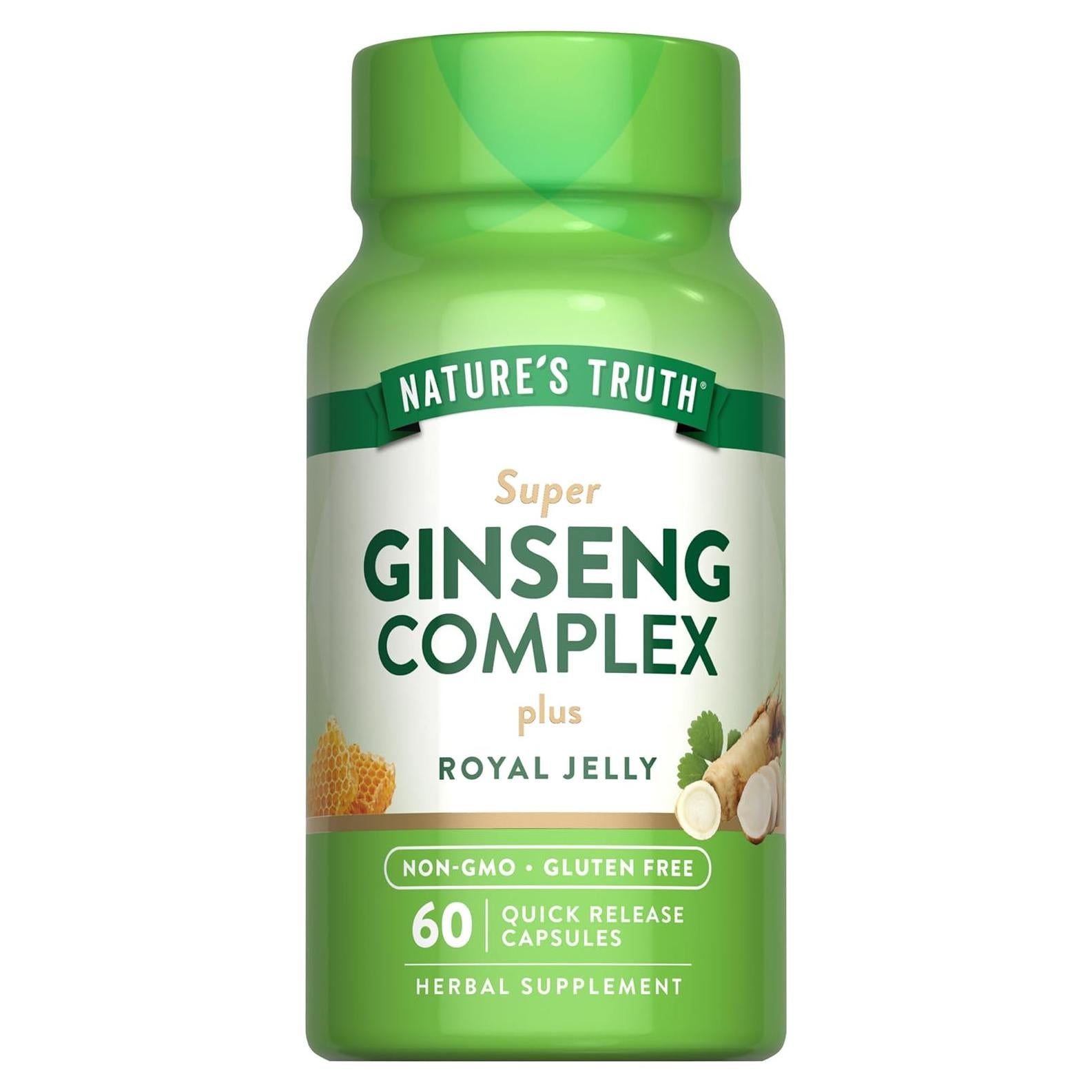 Complejo de Ginseng La Verdad de la Naturaleza 60 Cápsulas