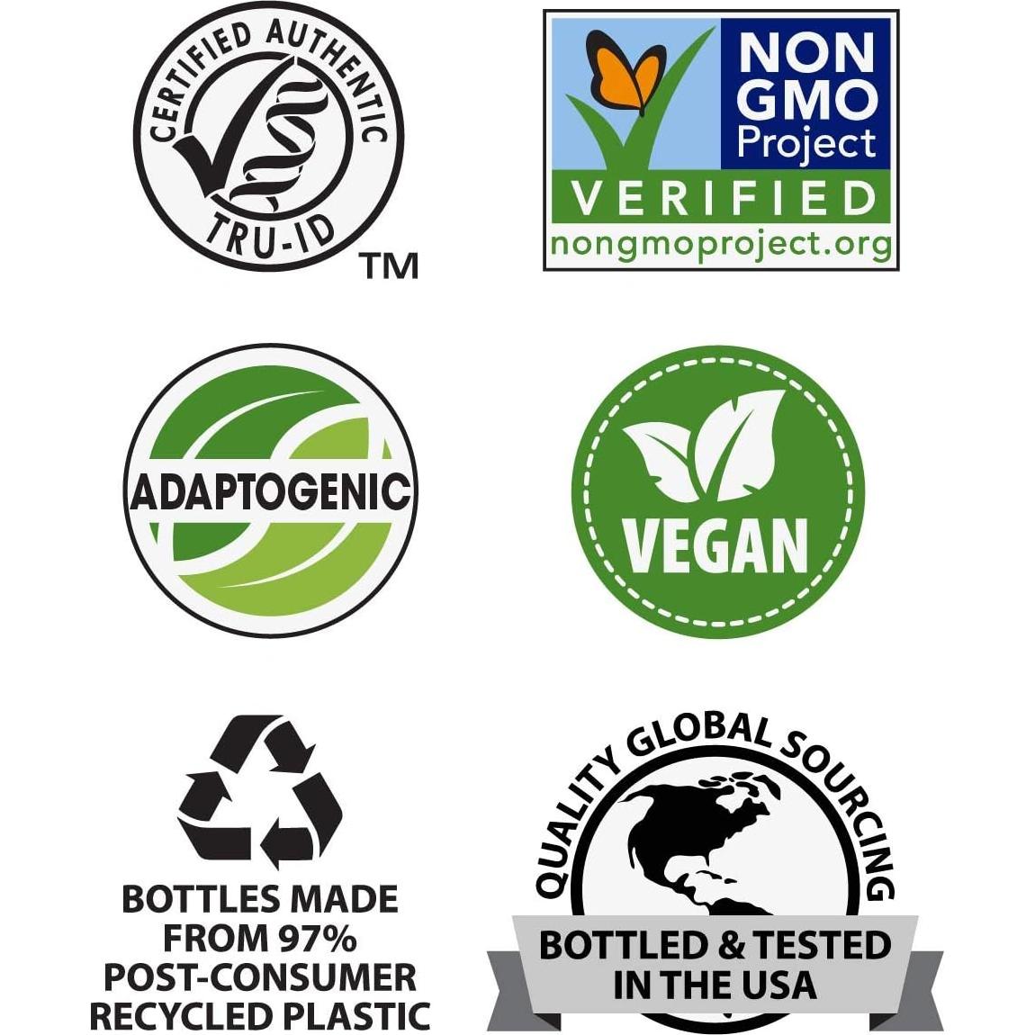 Ginseng Asiático Nature's Way 1120mg 100 Cápsulas Veganas