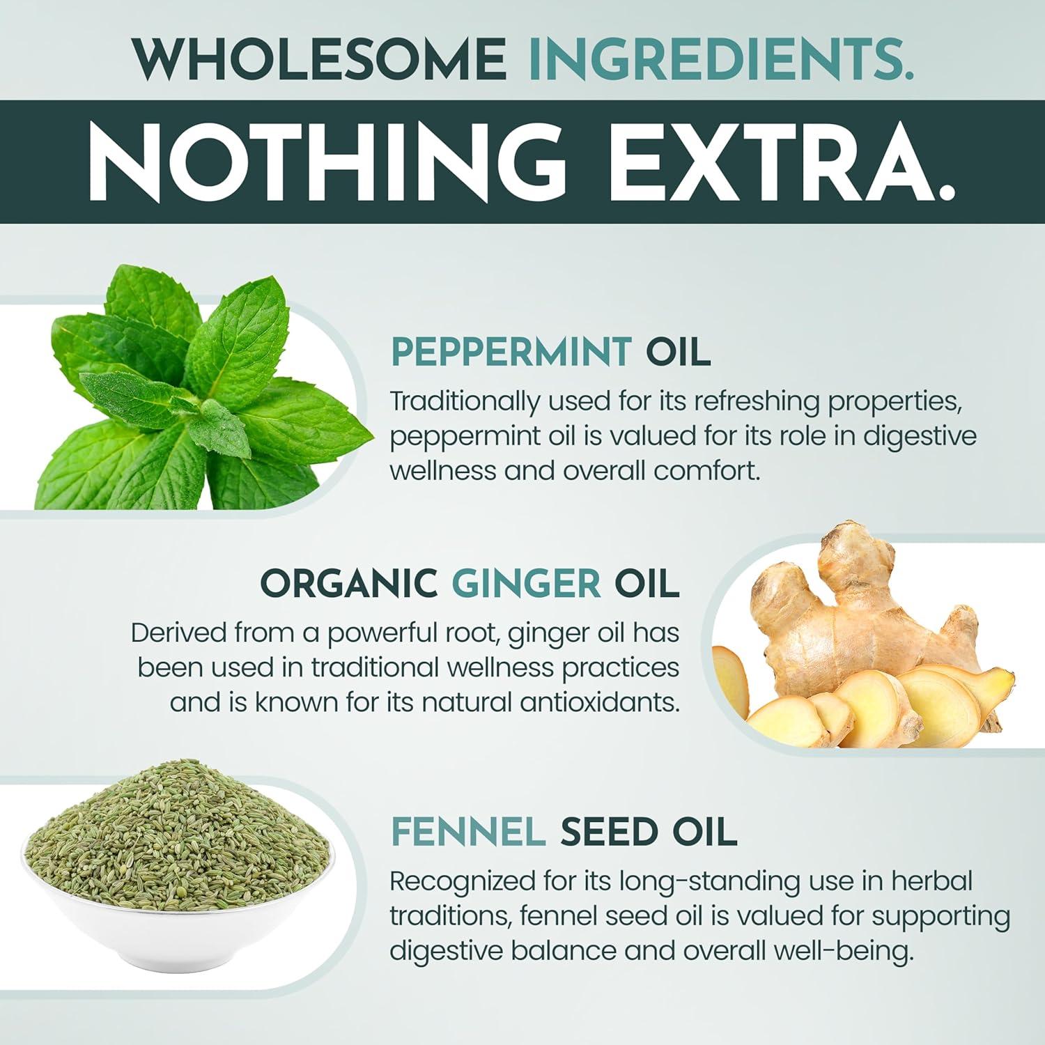 Cápsulas de Aceite de Menta Maxi Health 60 Unidades - Digestivo