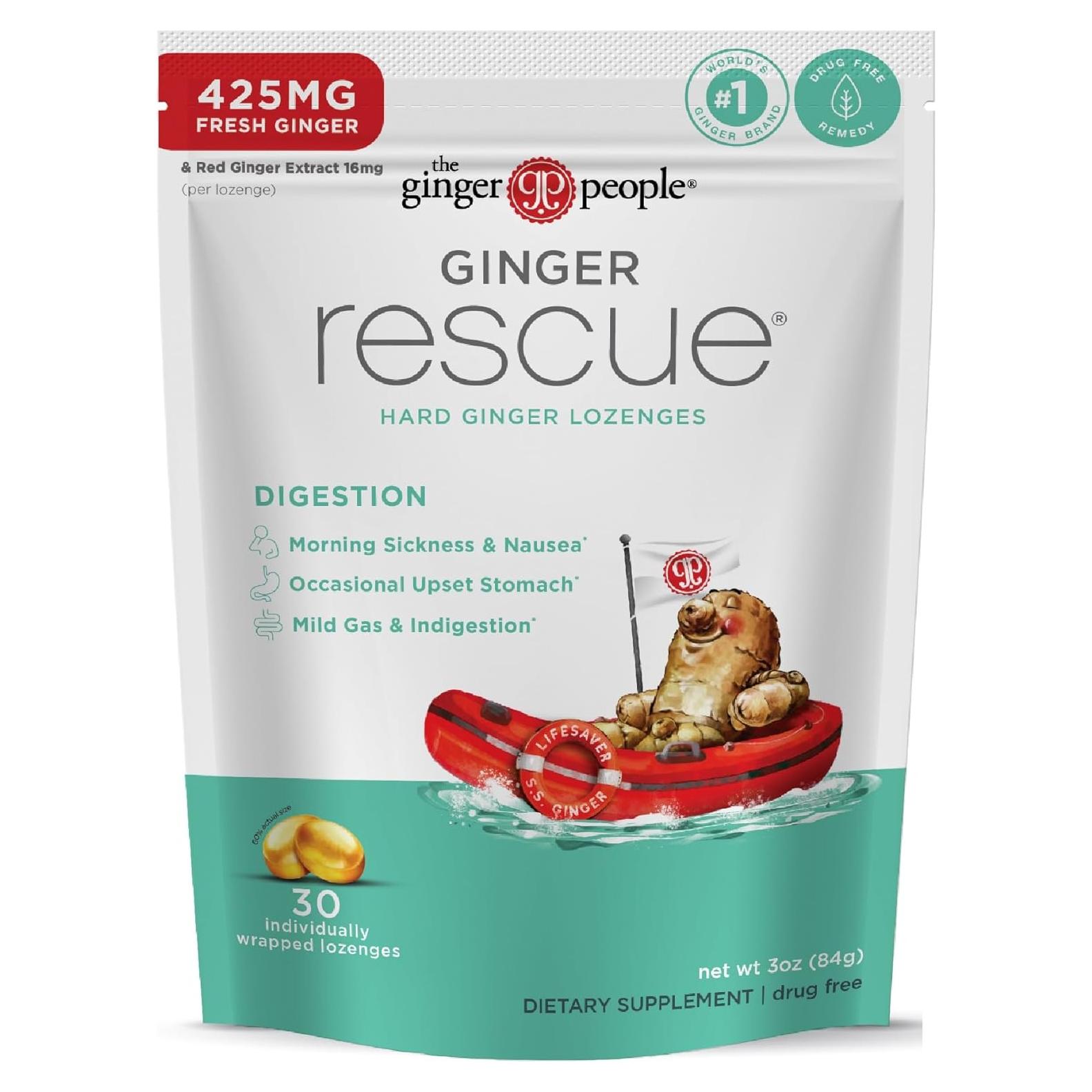 Caramelos de Jengibre Rescue The Ginger People 30 Unidades