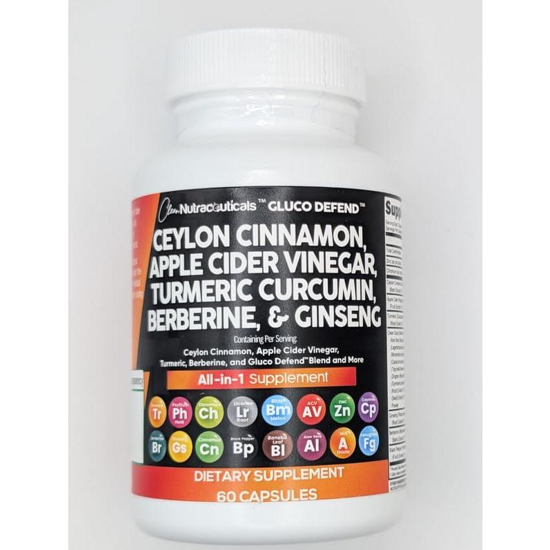 Suplemento Gluco Defend Clean Nutraceuticals 16 en 1