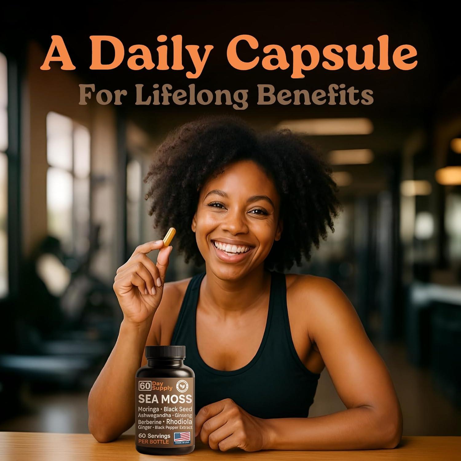 Cápsulas de Musgo Marino Atlantic Naturals 60 Unidades