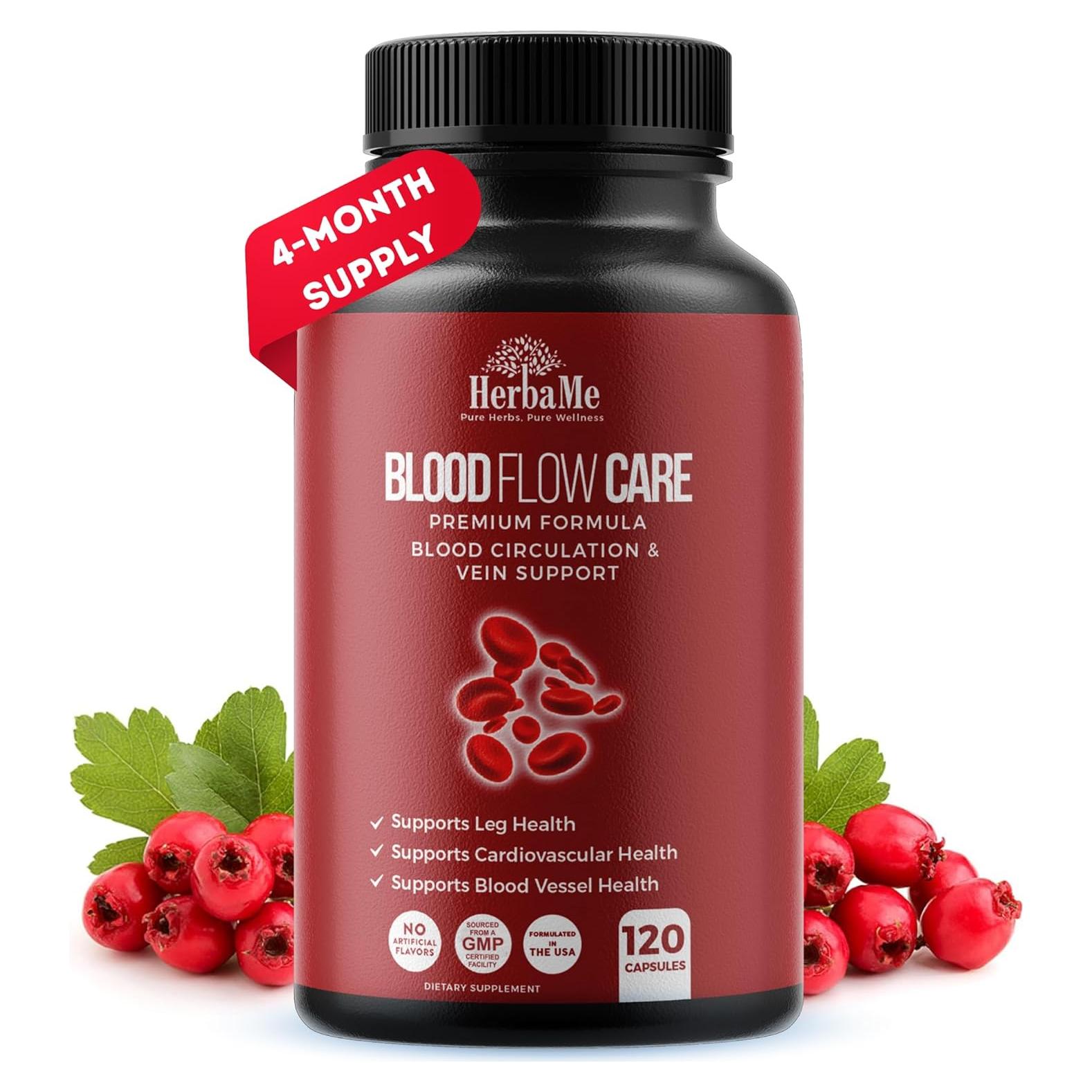Suplemento Circulación Sanguínea HerbaMe 120 Cápsulas