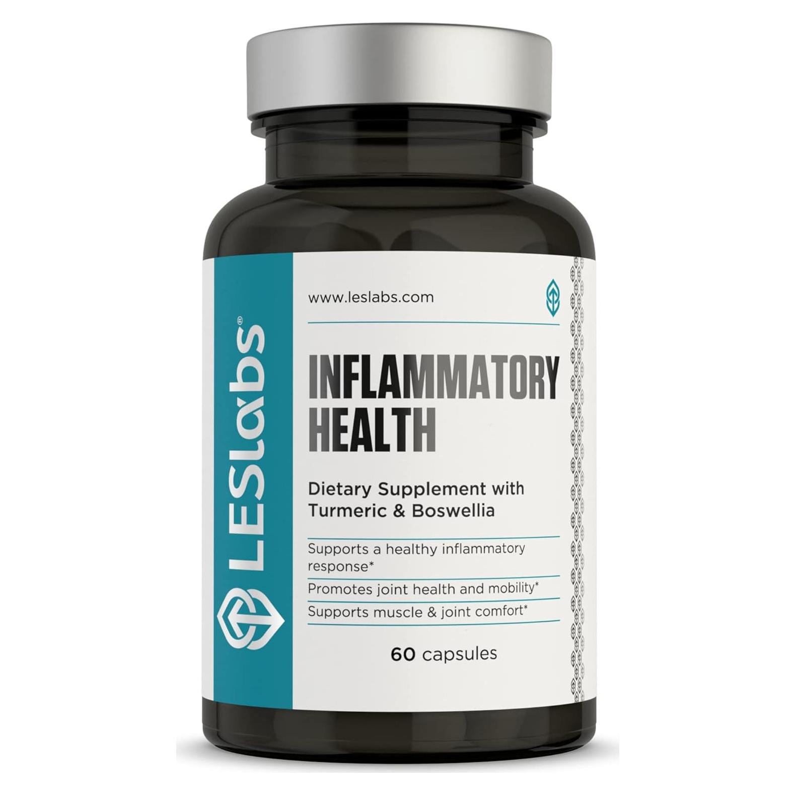 Suplemento LES Labs Salud Inflamatoria 60 Cápsulas - Articulaciones y Músculos