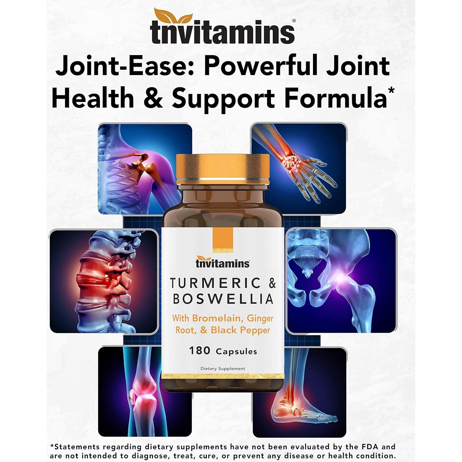 Suplemento Articular Joint-Ease TNVitamins 180 Cápsulas