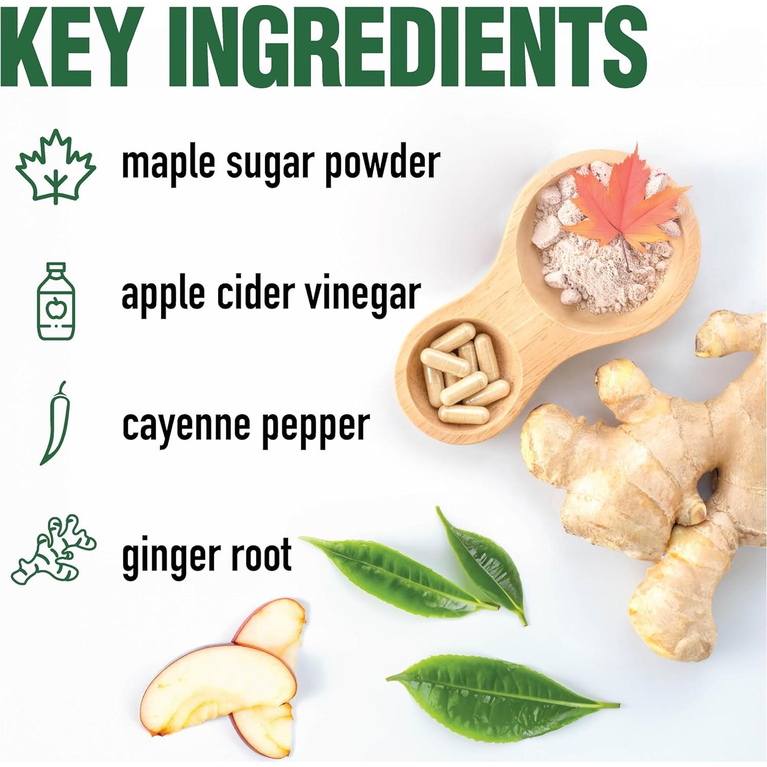 Cápsulas de Vinagre de Sidra de Manzana Country Farms 90 Porciones