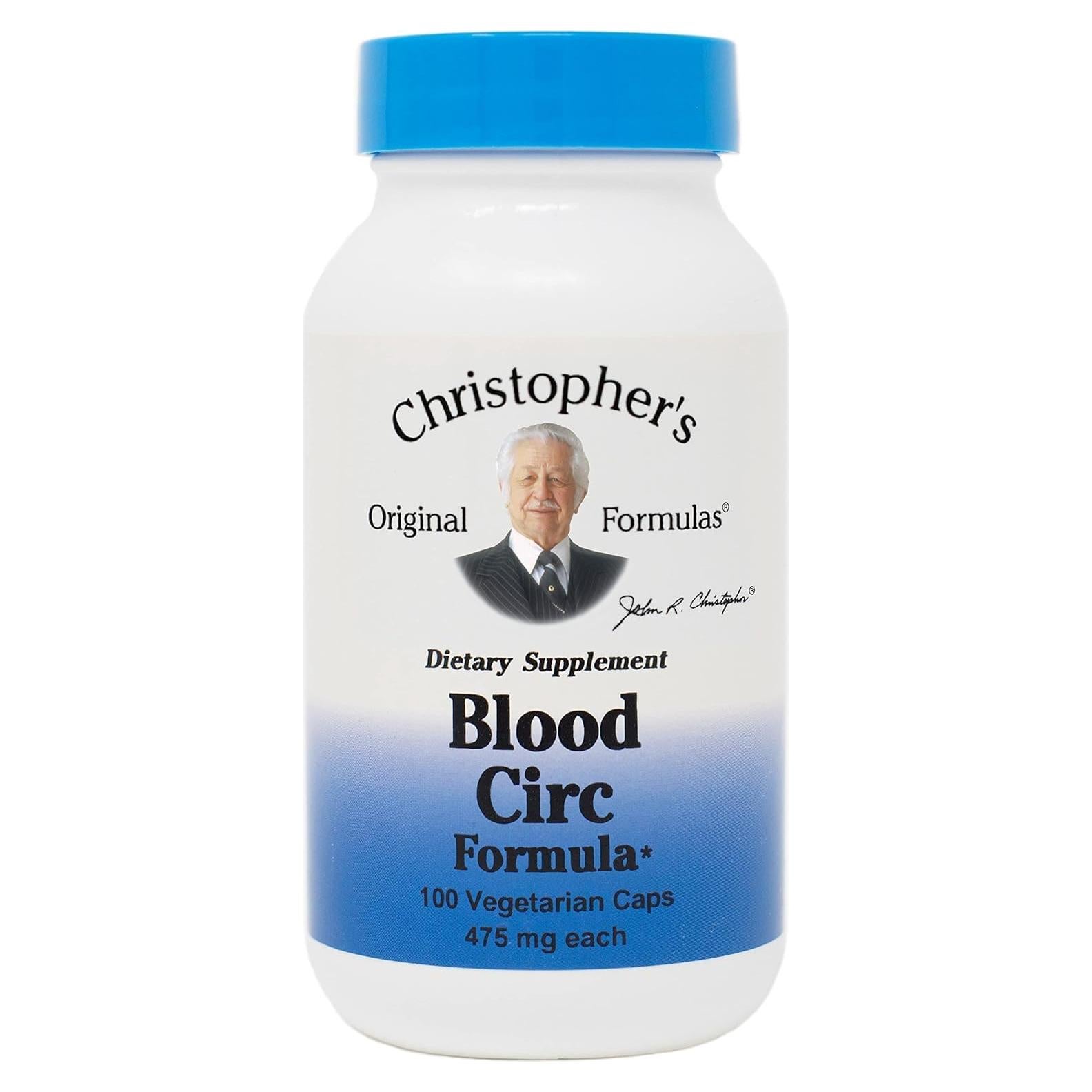 Cápsulas de Circulación de Sangre Christopher's 100 Unidades