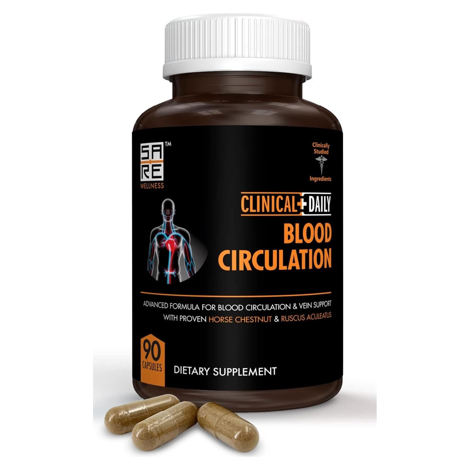 Suplemento Circulación Sanguínea Clinical Daily 90 Cápsulas
