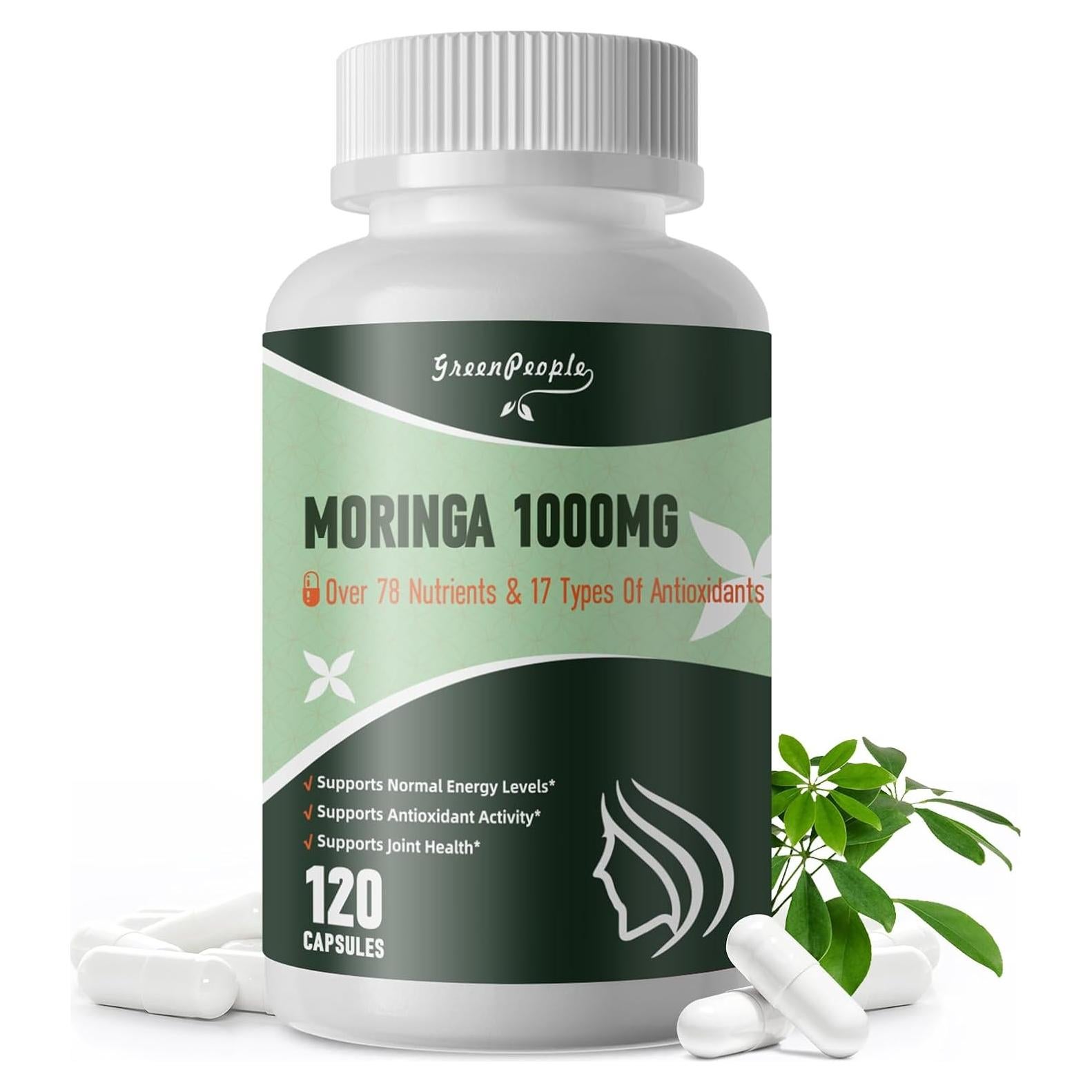 Cápsulas de Moringa Liposómica GREENPEOPLE 1000mg 120Pcs