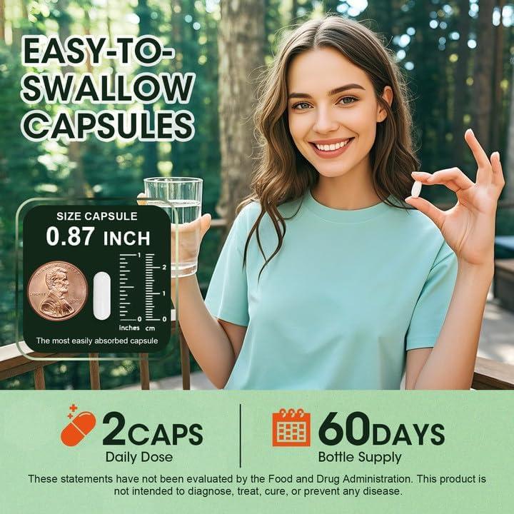 Cápsulas de Moringa Liposómica GREENPEOPLE 1000mg 120Pcs