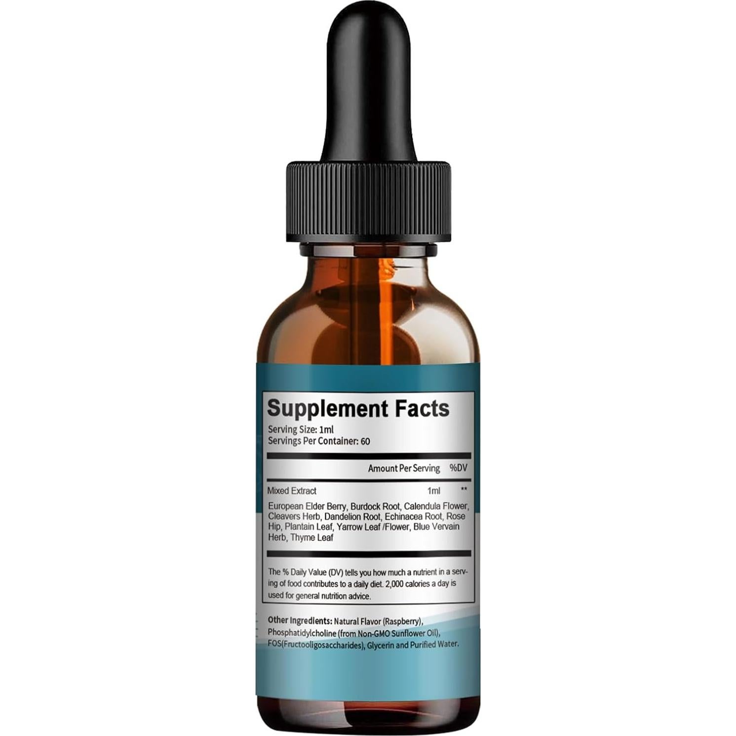 Gotas Linfáticas Orgánicas Totaria 2 Fl Oz - Drenaje 11 en 1