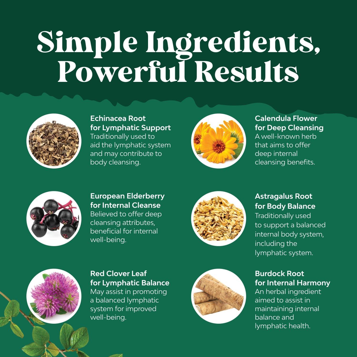 Gotas de Drenaje Linfático Natures Craft - 30 Porciones Veganas